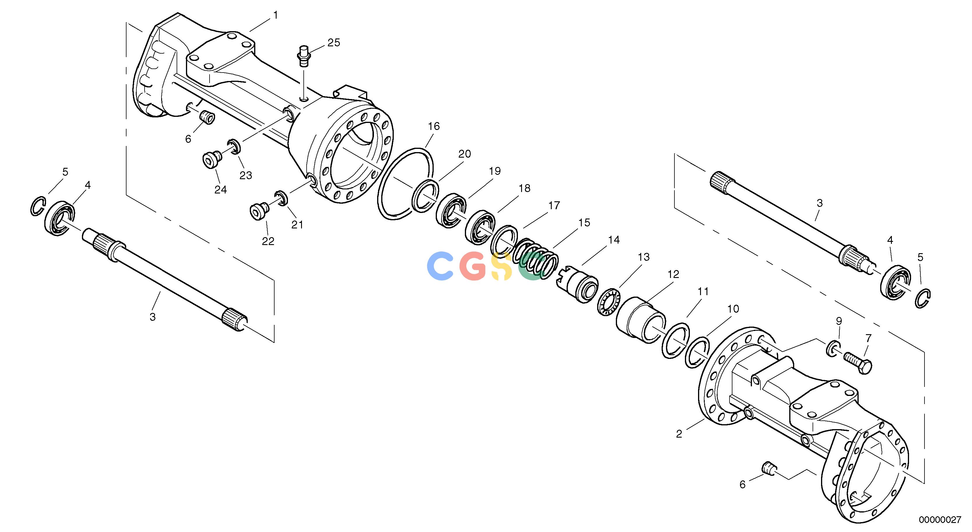 沃尔沃零件查询L32 Housing - front axleTYPE 184 SER NO - 22001840001-NoneNoneNoneNoneAutodata Volvo online