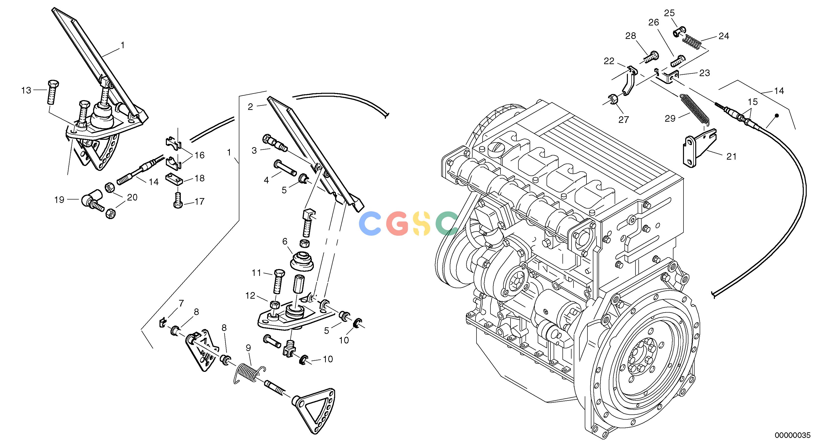 沃尔沃零件查询L35 Speed controlTYPE 186, 188, 189 SER NO - 22001860001-1880001NoneNoneNoneAutodata Volvo online