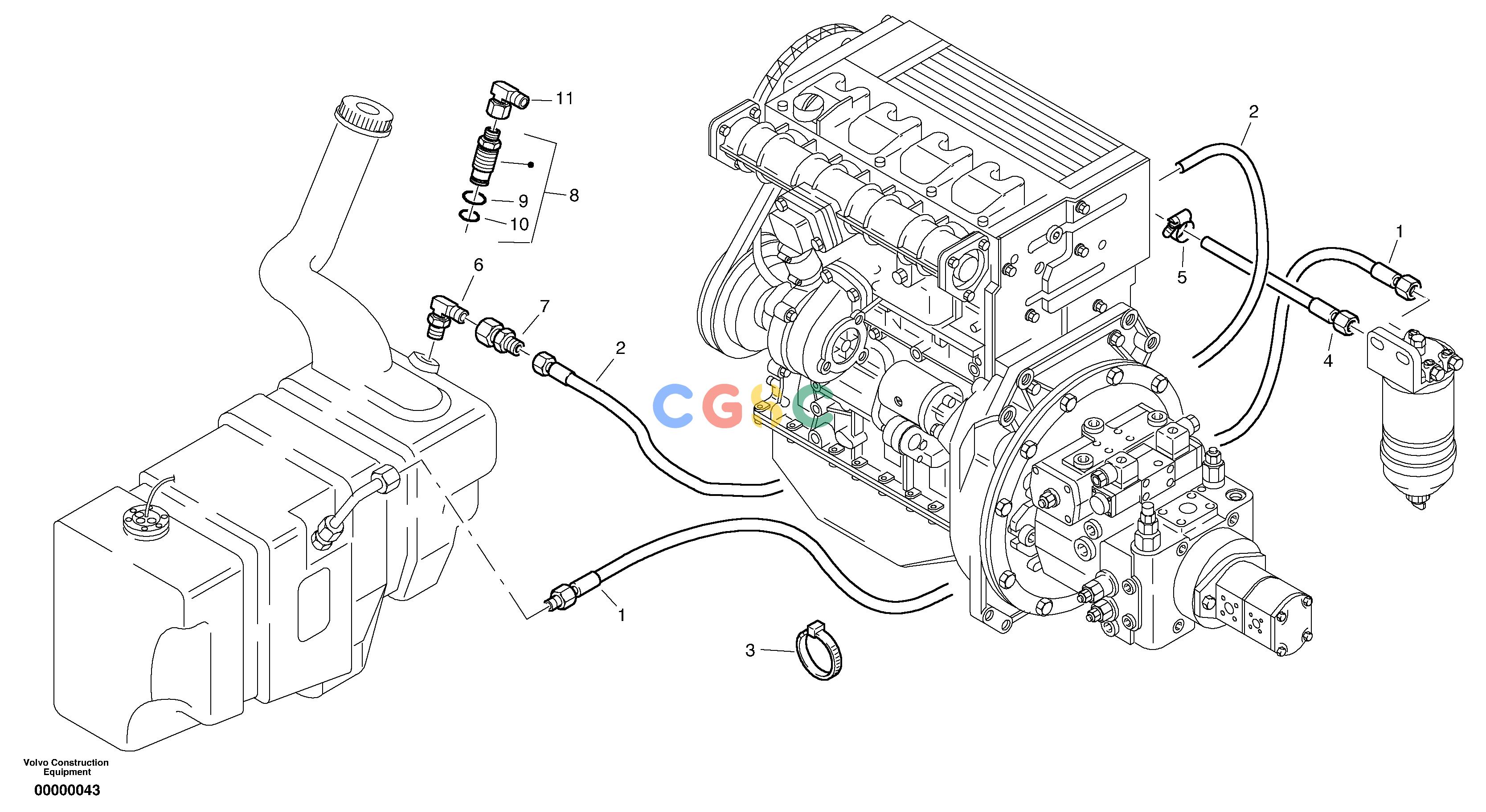沃尔沃零件查询L35 Fuel pipesTYPE 186, 188, 189 SER NO - 22001860001-1880001NoneNoneNoneAutodata Volvo online