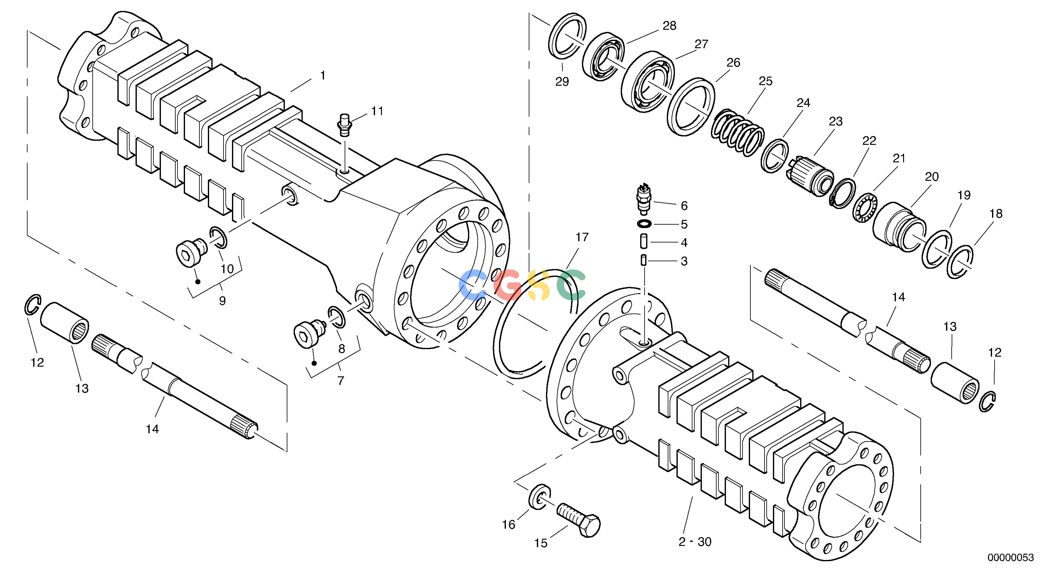 沃尔沃零件查询L40 Housing - front axleTYPE 191, 192 SER NO - 10001910001-1920001NoneNoneNoneAutodata Volvo online