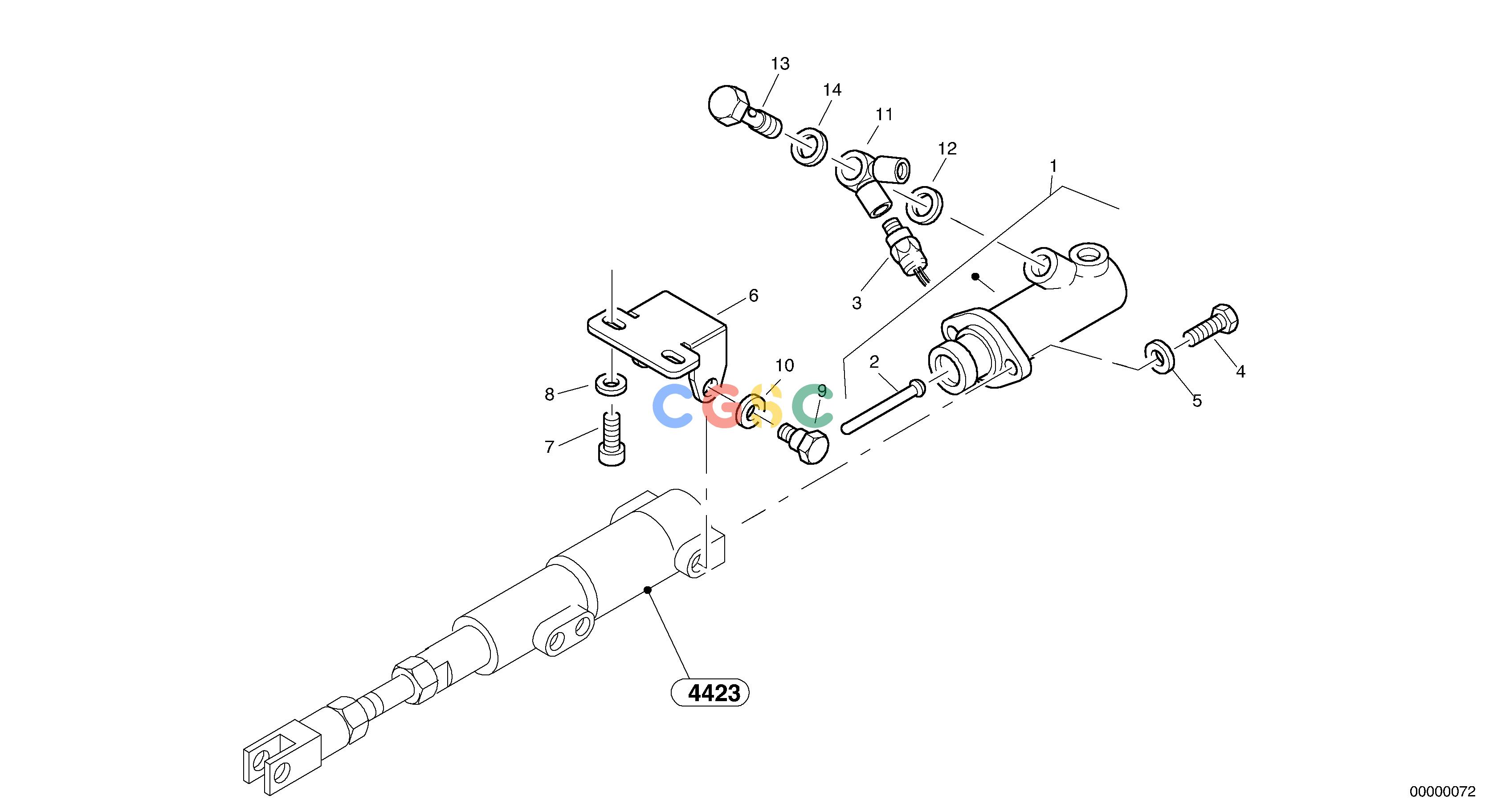 沃尔沃零件查询L40 Brake cylinderTYPE 191, 192 SER NO - 10001910001-1920001NoneNoneNoneAutodata Volvo online