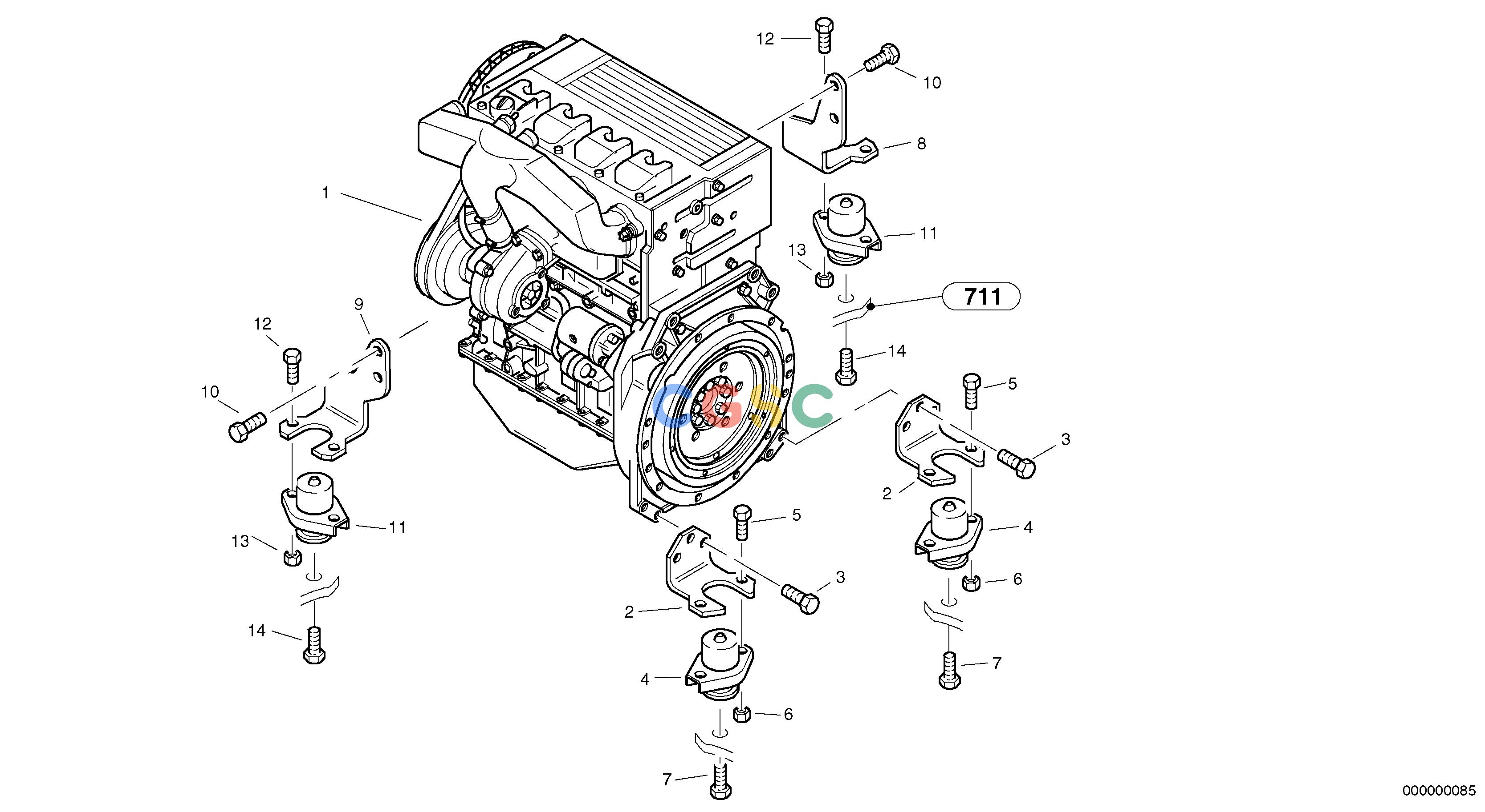 沃尔沃零件查询L35 Engine assyTYPE 186, 188, 189 SER NO - 22001860001-1880001NoneNoneNoneAutodata Volvo online