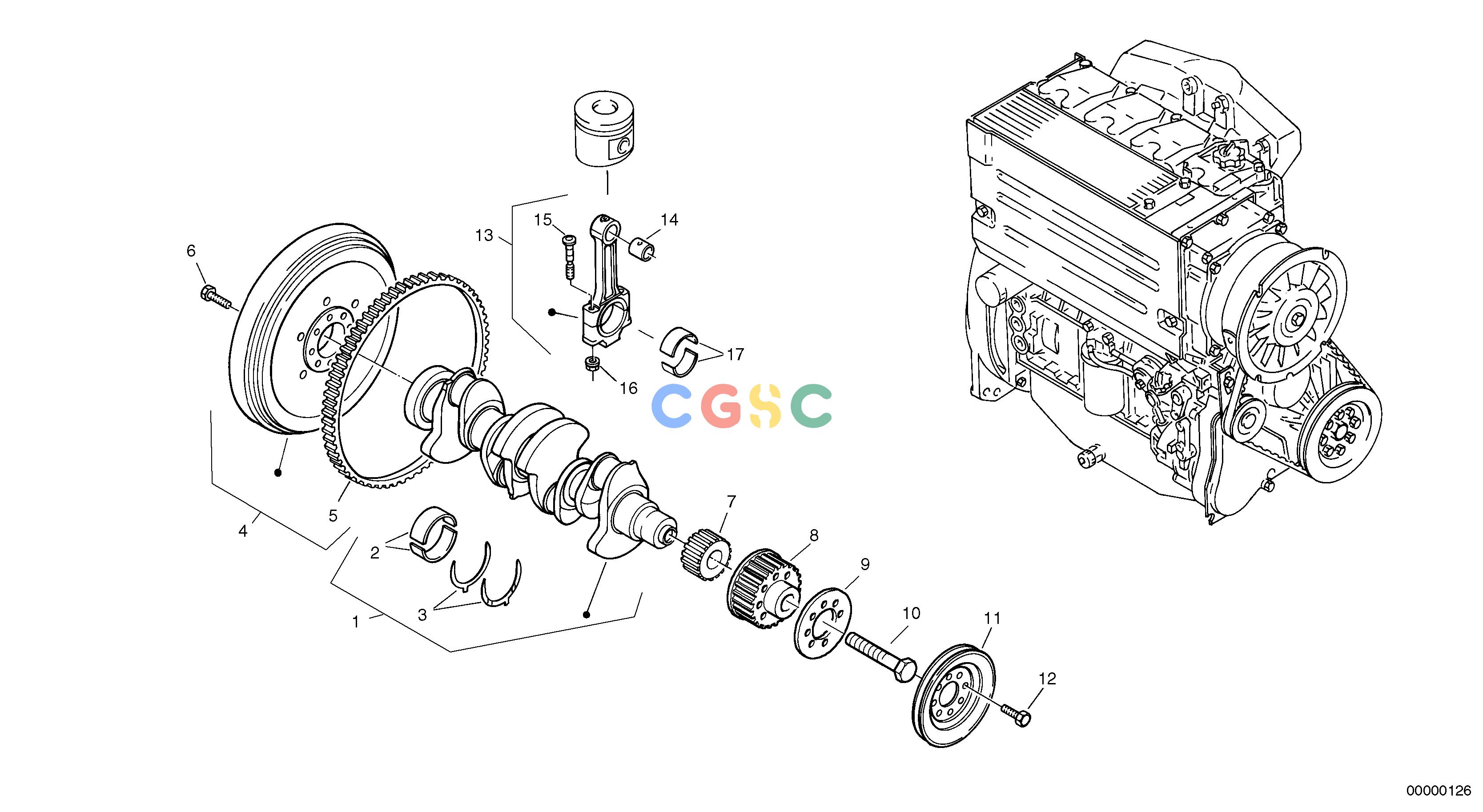 沃尔沃零件查询L35 CrankshaftTYPE 186, 188, 189 SER NO - 22001860001-1880001NoneNoneNoneAutodata Volvo online