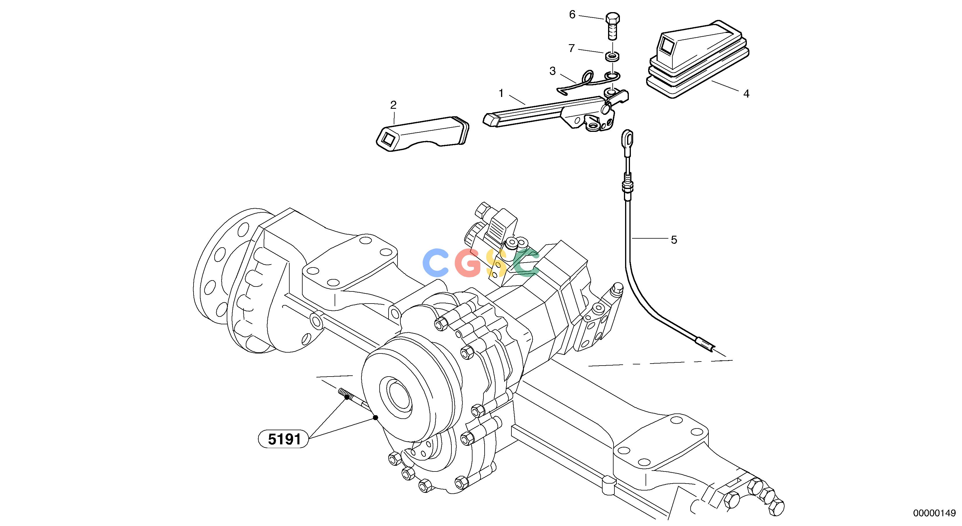 沃尔沃零件查询L32 Hand brakeTYPE 184 SER NO - 22001840001-NoneNoneNoneNoneAutodata Volvo online