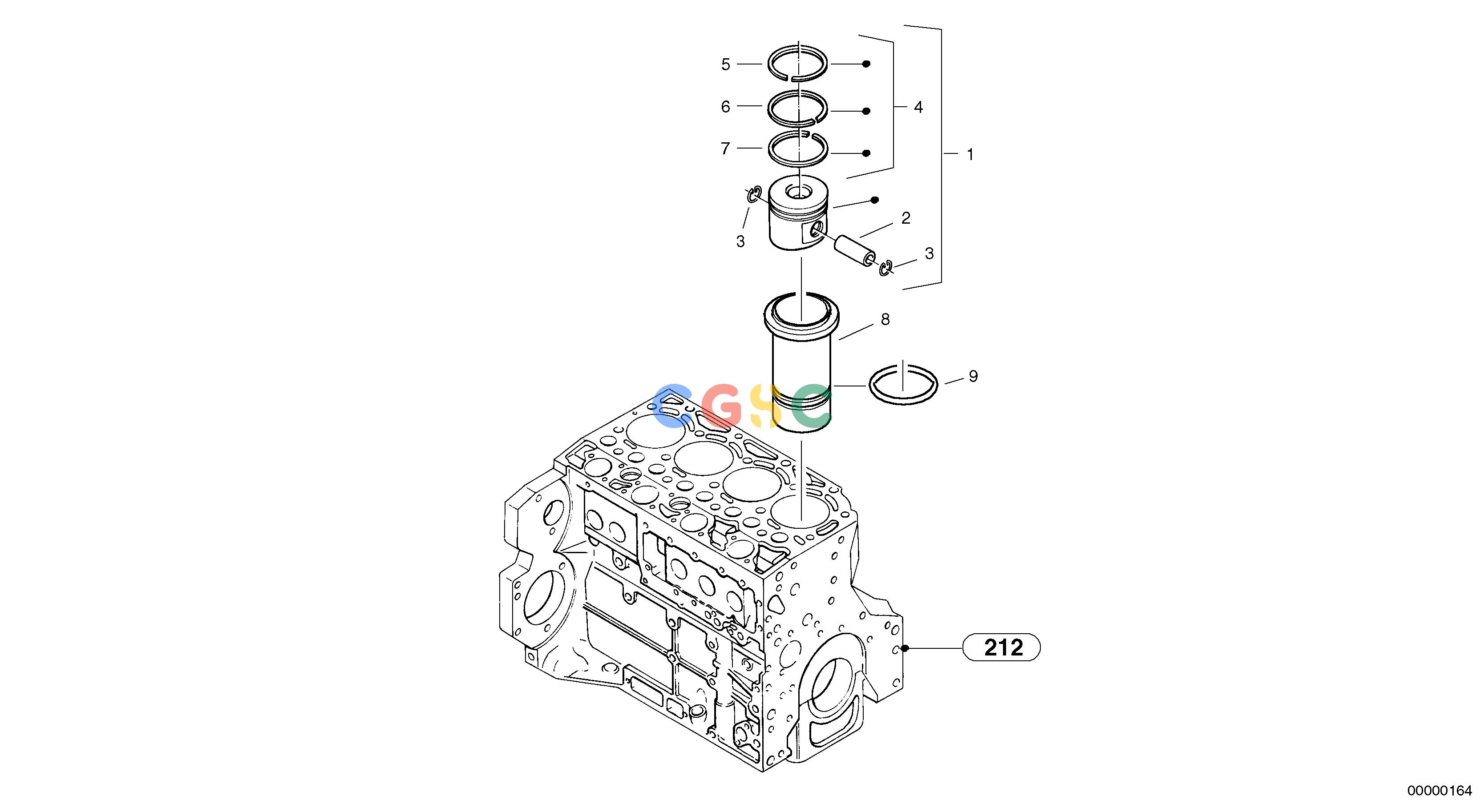 沃尔沃零件查询L40 Cylinder bush and pistonTYPE 191, 192 SER NO - 10001910001-1920001NoneNoneNoneAutodata Volvo online