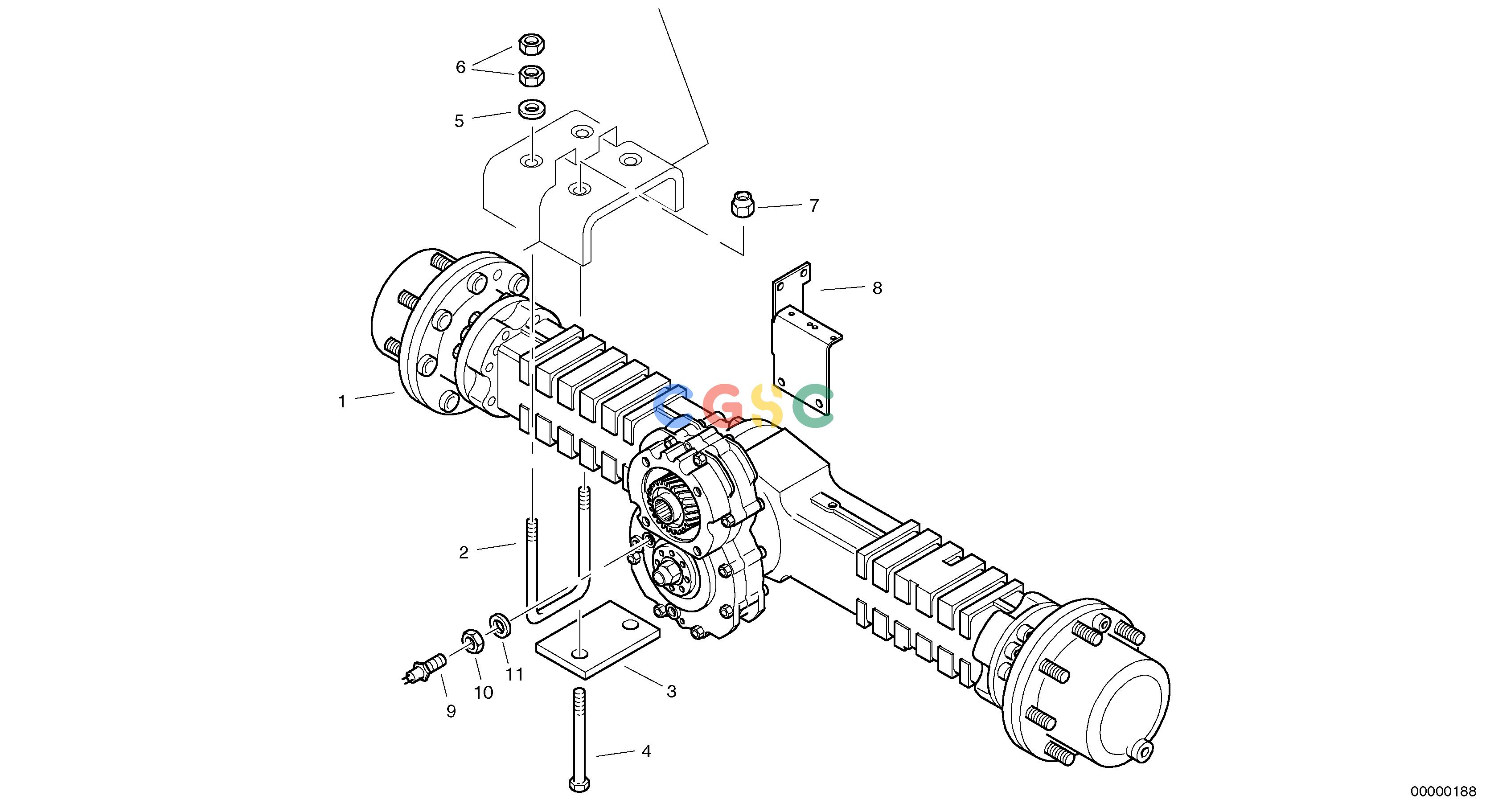 沃尔沃零件查询L40 Assembly - rear axleTYPE 191, 192 SER NO - 10001910001-1920001NoneNoneNoneAutodata Volvo online