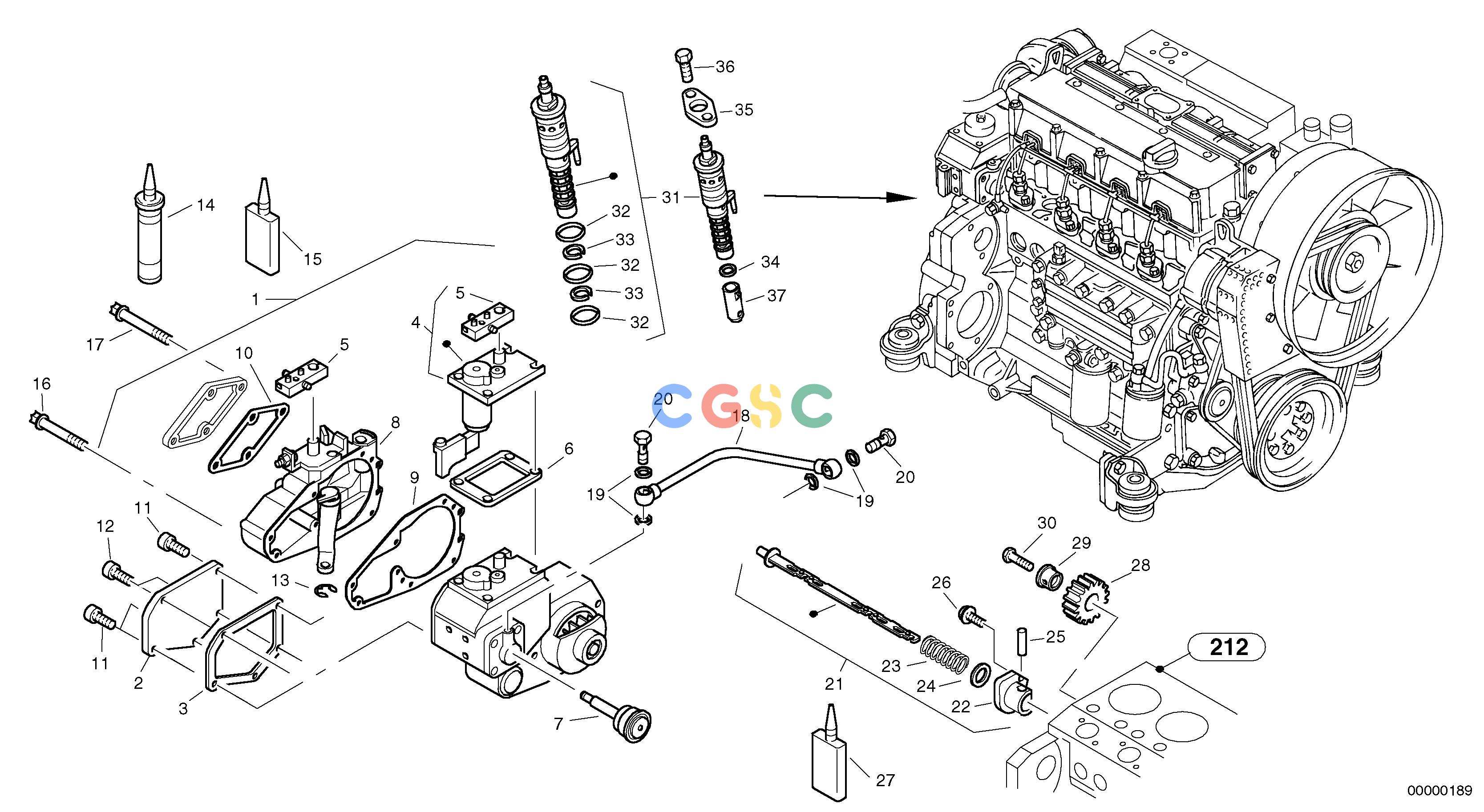 沃尔沃零件查询L40 Speed adjustment - Fuel injection pumpTYPE 191, 192 SER NO - 10001910001-1920001NoneNoneNoneAutodata Volvo online