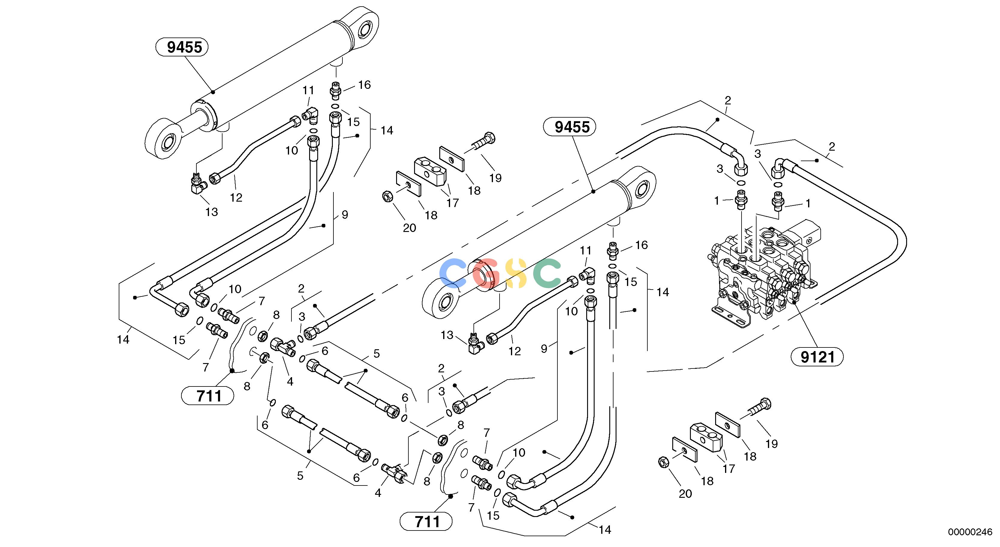 沃尔沃零件查询L40 Hydraulic lines - lift hydraulicTYPE 191, 192 SER NO - 10001910001-1920001NoneNoneNoneAutodata Volvo online