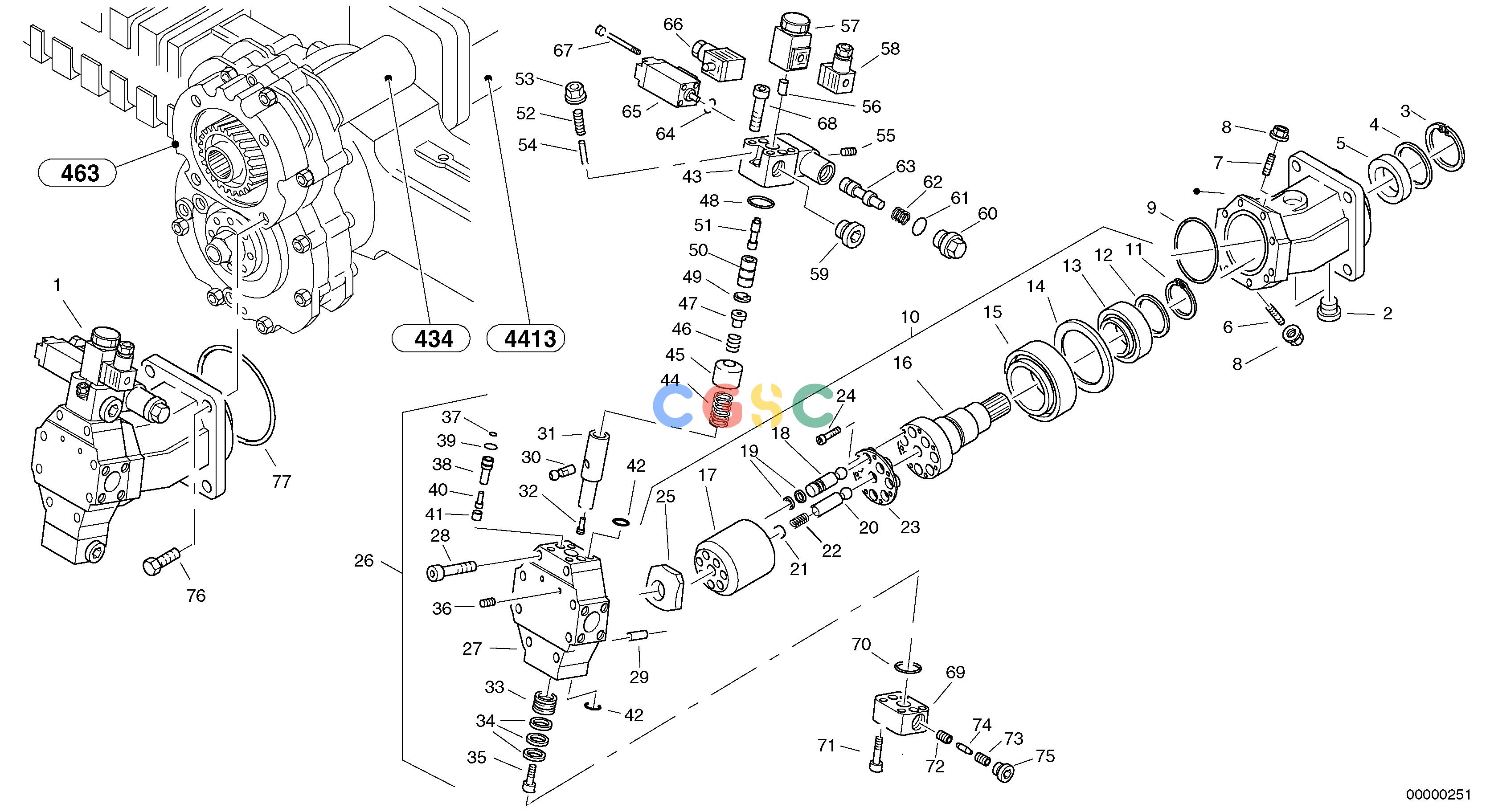 沃尔沃零件查询L40 Variable displacement motorTYPE 191, 192 SER NO - 10001910001-NoneNoneNoneNoneAutodata Volvo online