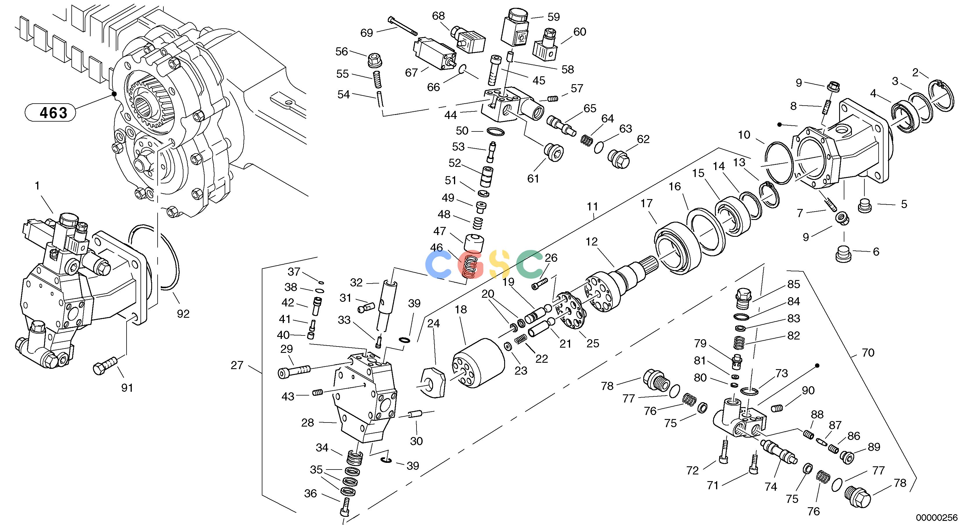 沃尔沃零件查询L40 Variable displacement motorTYPE 191, 192 SER NO - 10001920001-NoneNoneNoneNoneAutodata Volvo online