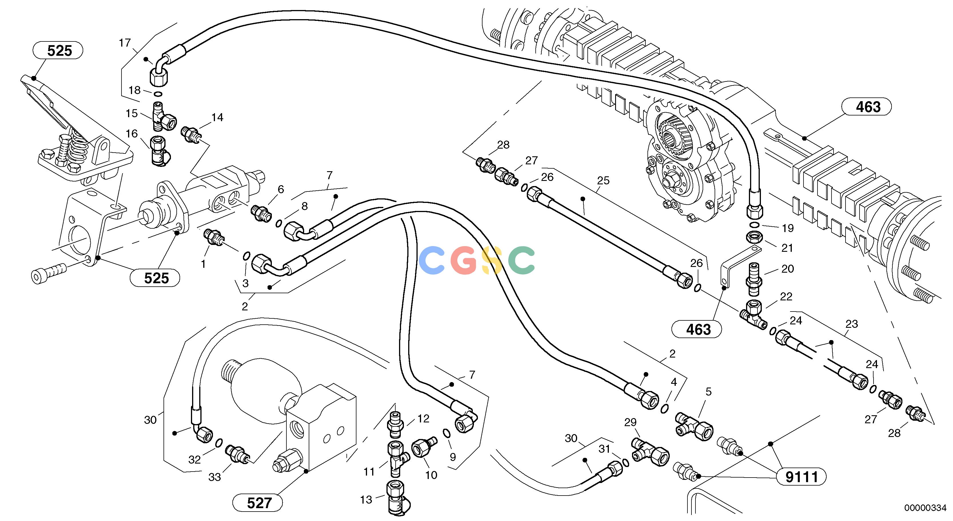 沃尔沃零件查询L40 Lines - Pump storage-brakeTYPE 191, 192 SER NO - 10001910001-NoneNoneNoneNoneAutodata Volvo online