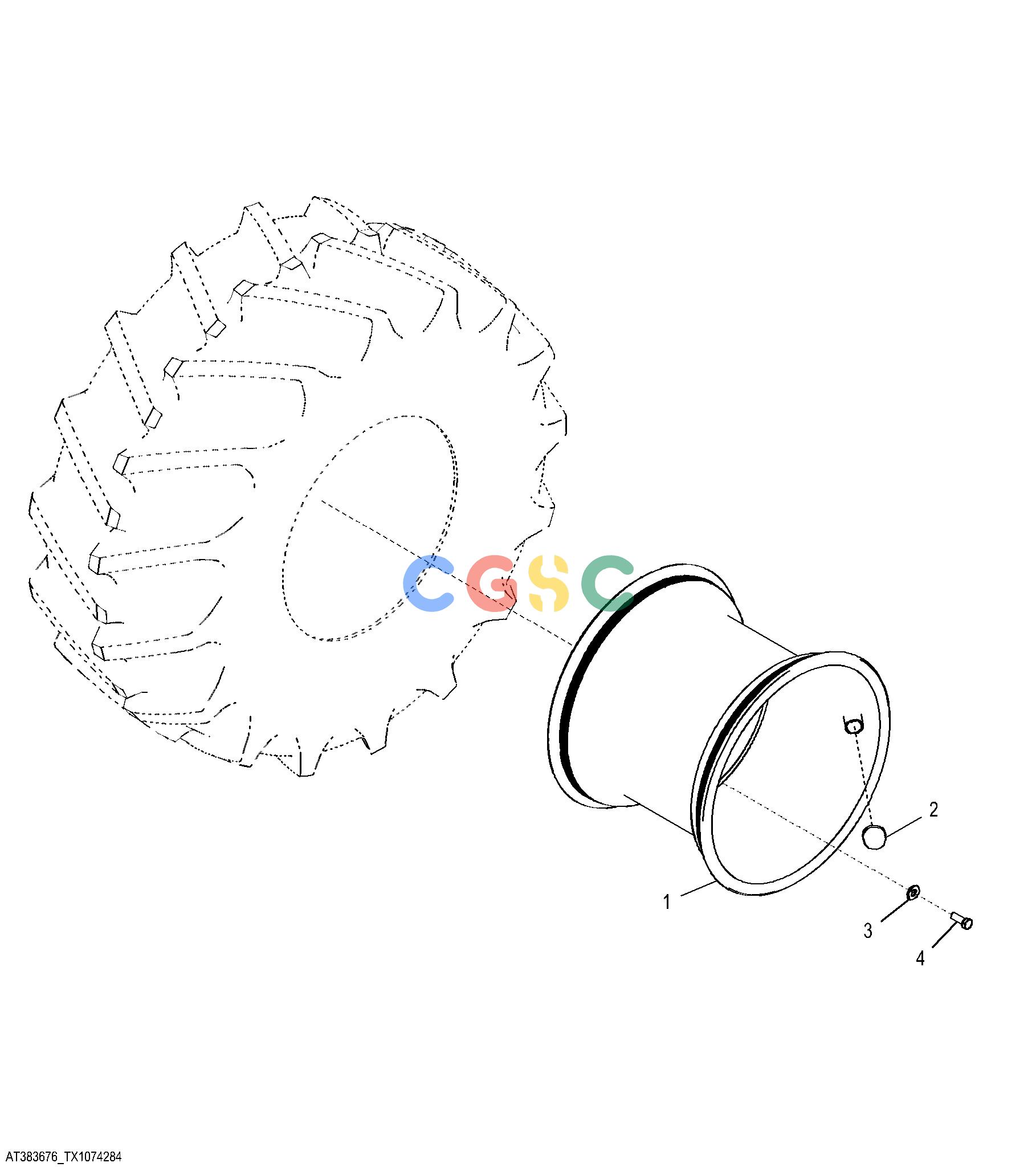 约翰迪尔零件查询1200 - AXLE Rim - 30.5-32 20PR Firestone Tube Tire Wheel for Extra Duty AxlesEPC John Deere online