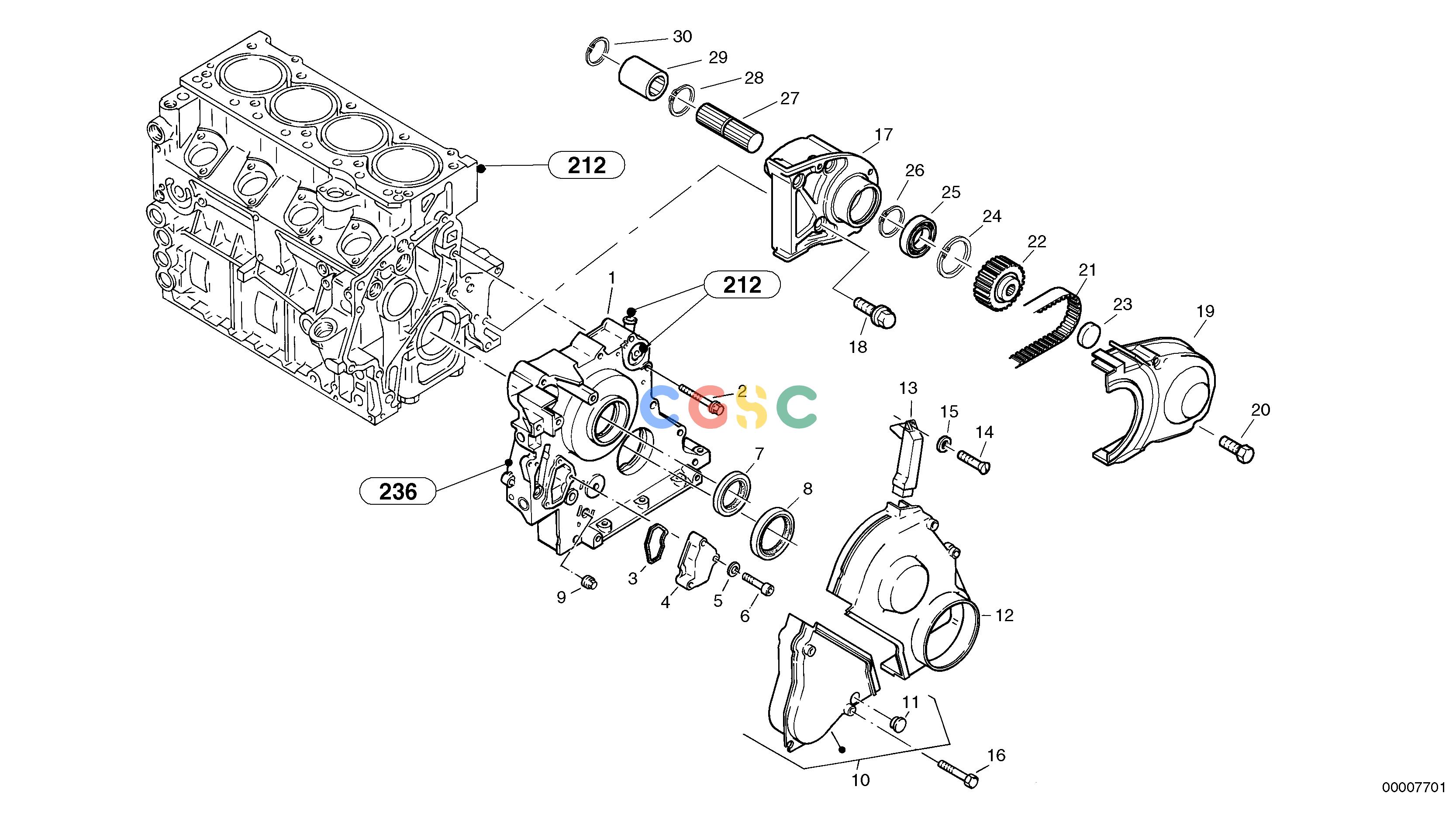 沃尔沃零件查询L30 Timing gear housing (front cover)TYPE 180, 181 SER NO - 22001800001-1810001NoneNone-Autodata Volvo online