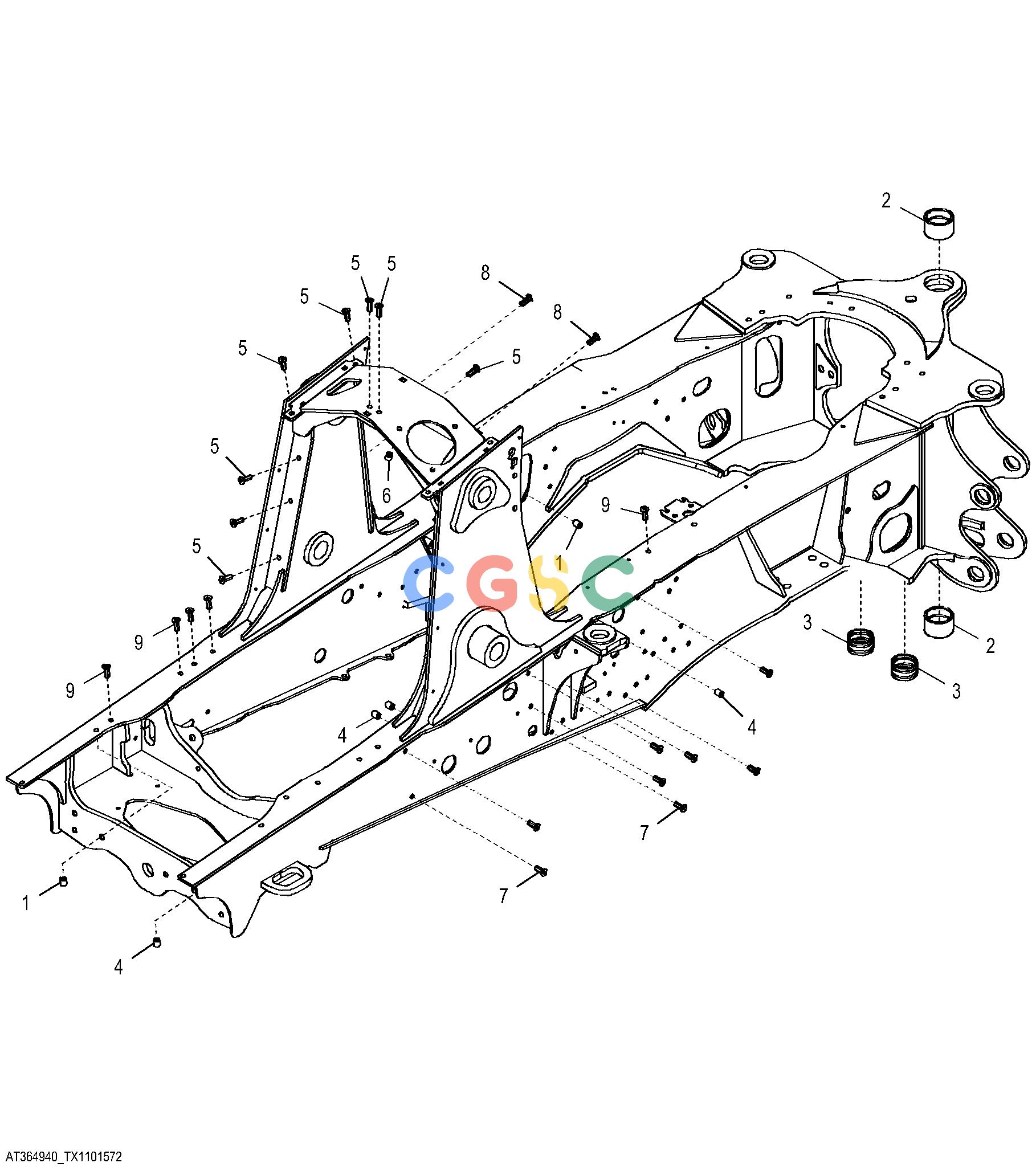 约翰迪尔零件查询310SK TC - BACKHOE, LOADER MainframeEPC John Deere online