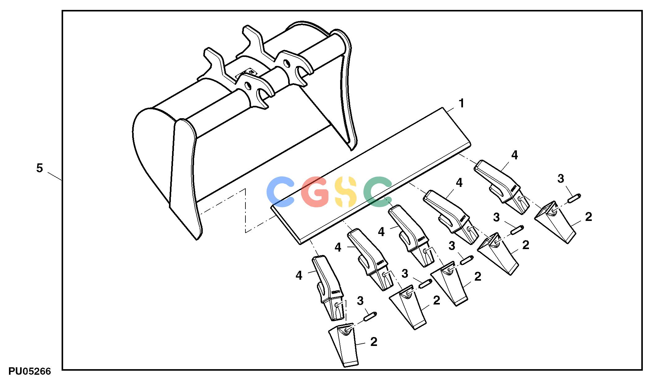 约翰迪尔零件查询110 - BACKHOE, LOADER Bucket 30 in. Quick AttachEPC John Deere online