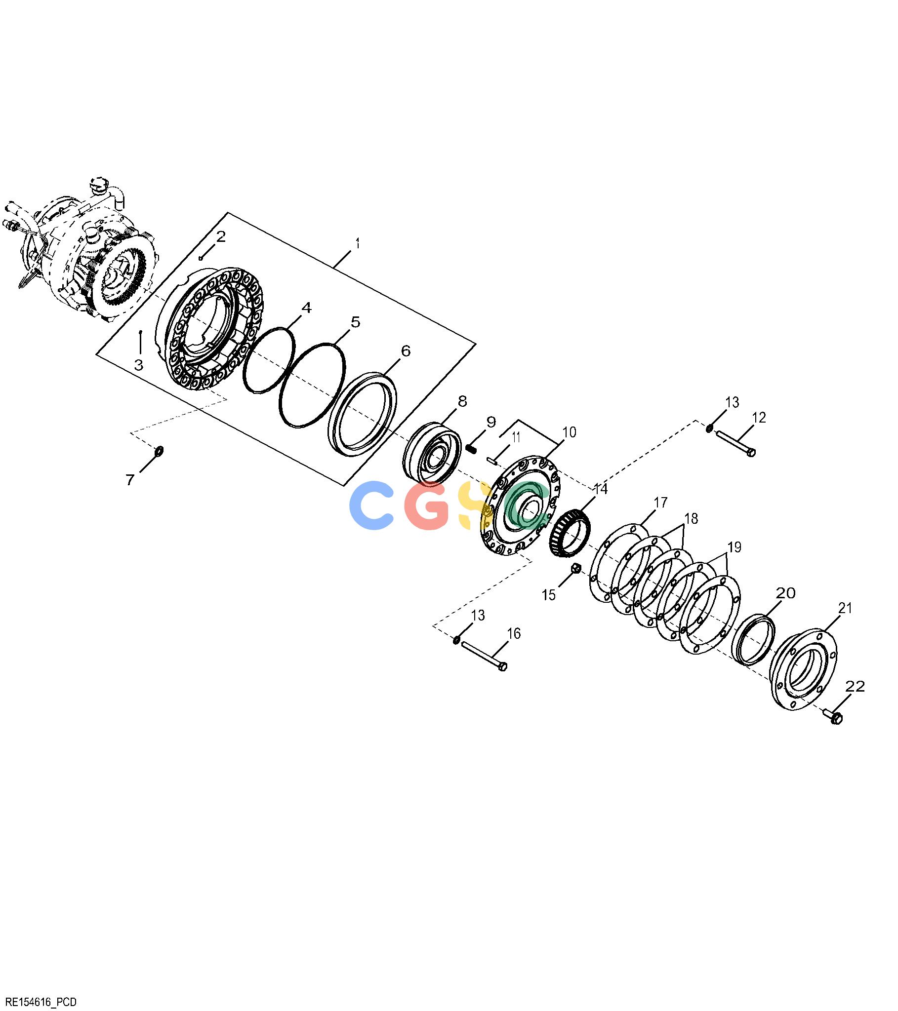 约翰迪尔零件查询1200 - AXLE RE154616 Oil Return Tube AssemblyEPC John Deere online
