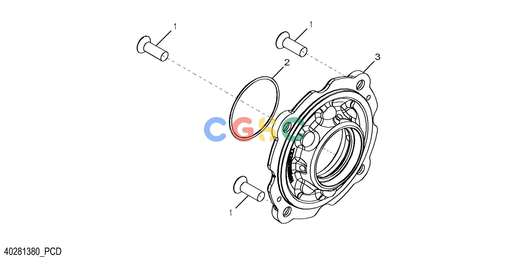 约翰迪尔零件查询1200 - AXLE 40281380 Adapter Fitting, Pump Group Standard (SAE B)EPC John Deere online