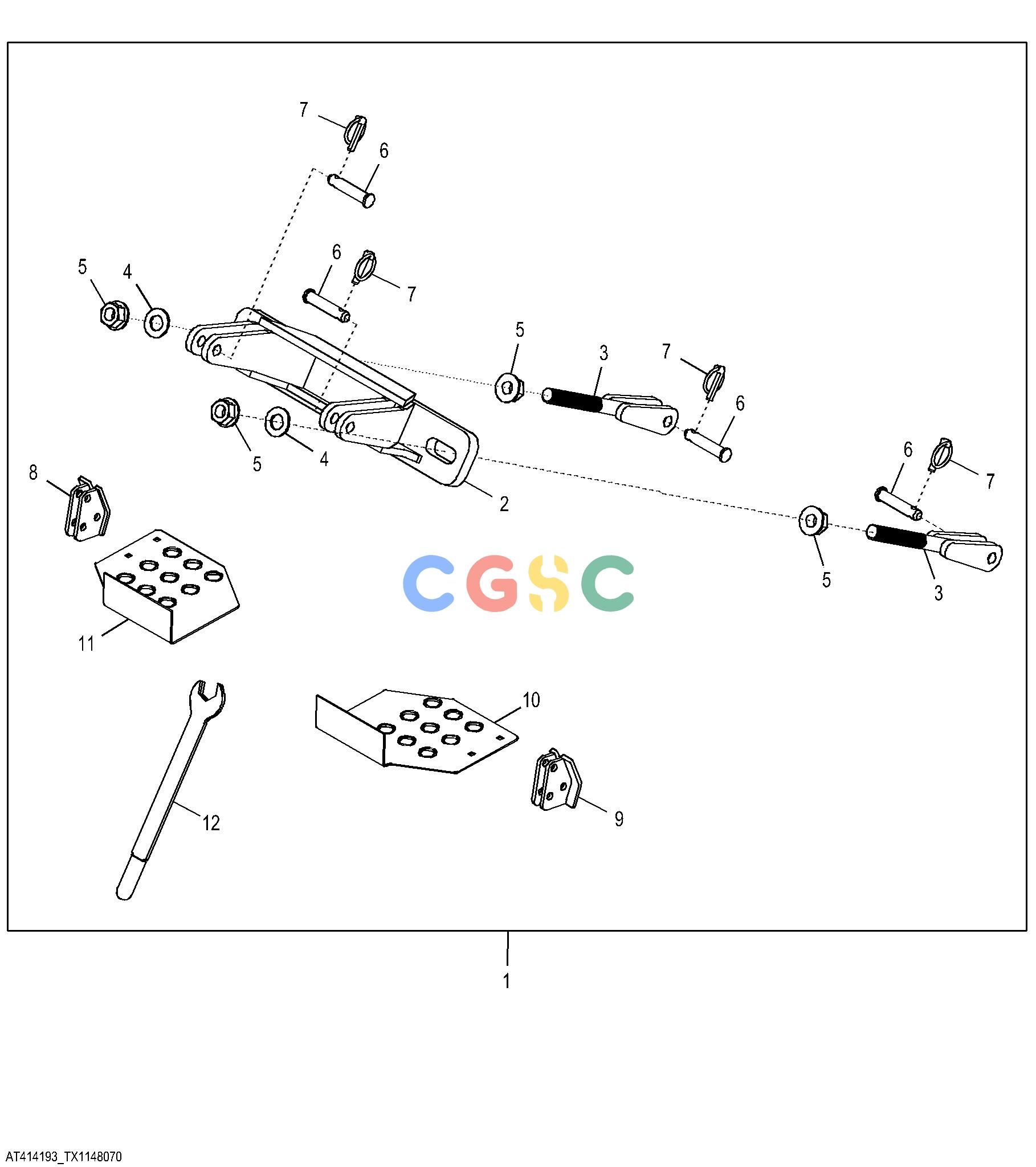 约翰迪尔零件查询850 - BACKHOE Mounting Brackets, 326D, 328D, 329D, 332D, 333D, 326E, 328E, 329E, 332E, 333EEPC John Deere online
