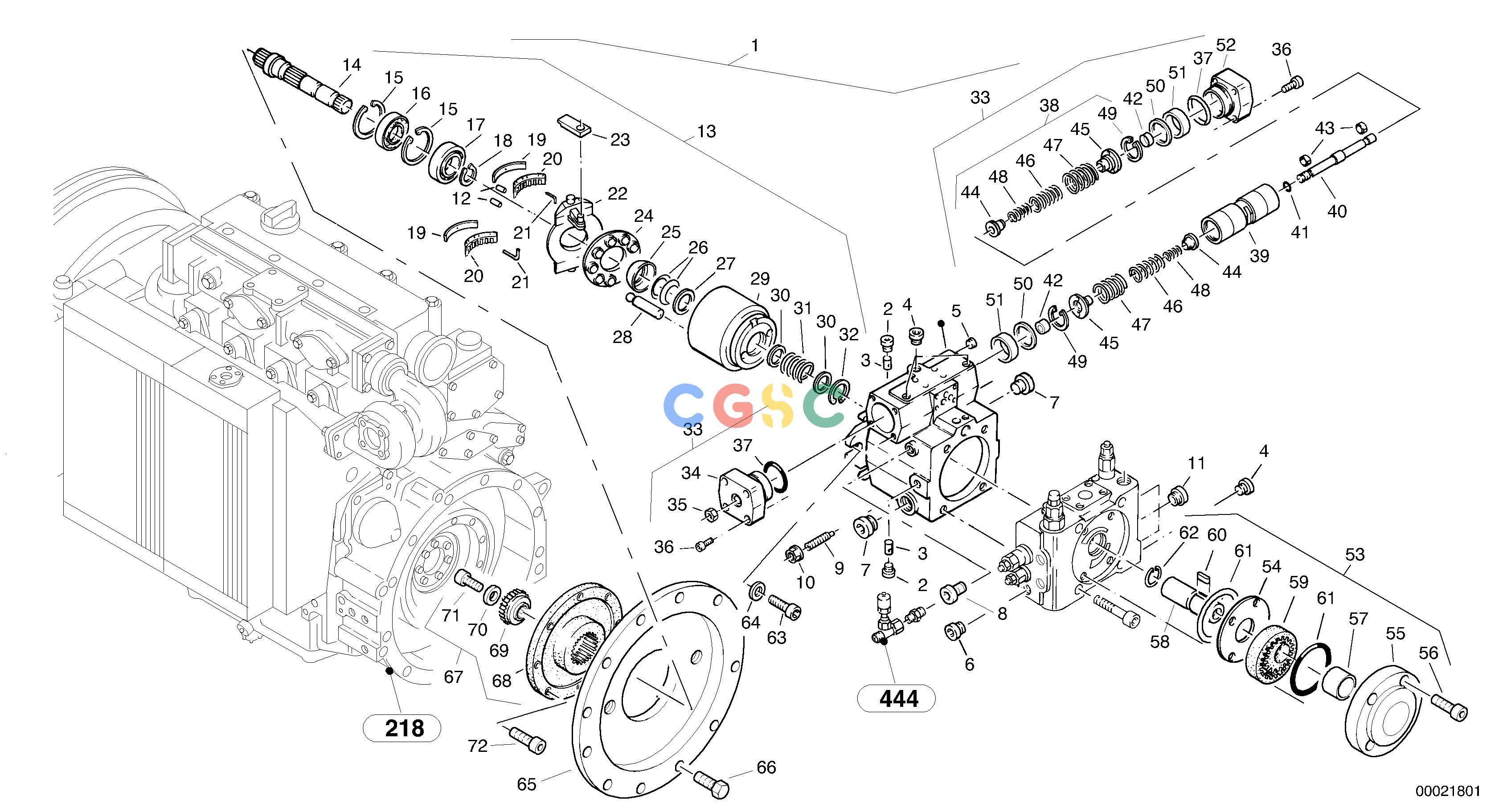 沃尔沃零件查询L40 Variable displacement pumpTYPE 191, 192 SER NO - 10001910001-1920001NoneNoneNoneAutodata Volvo online