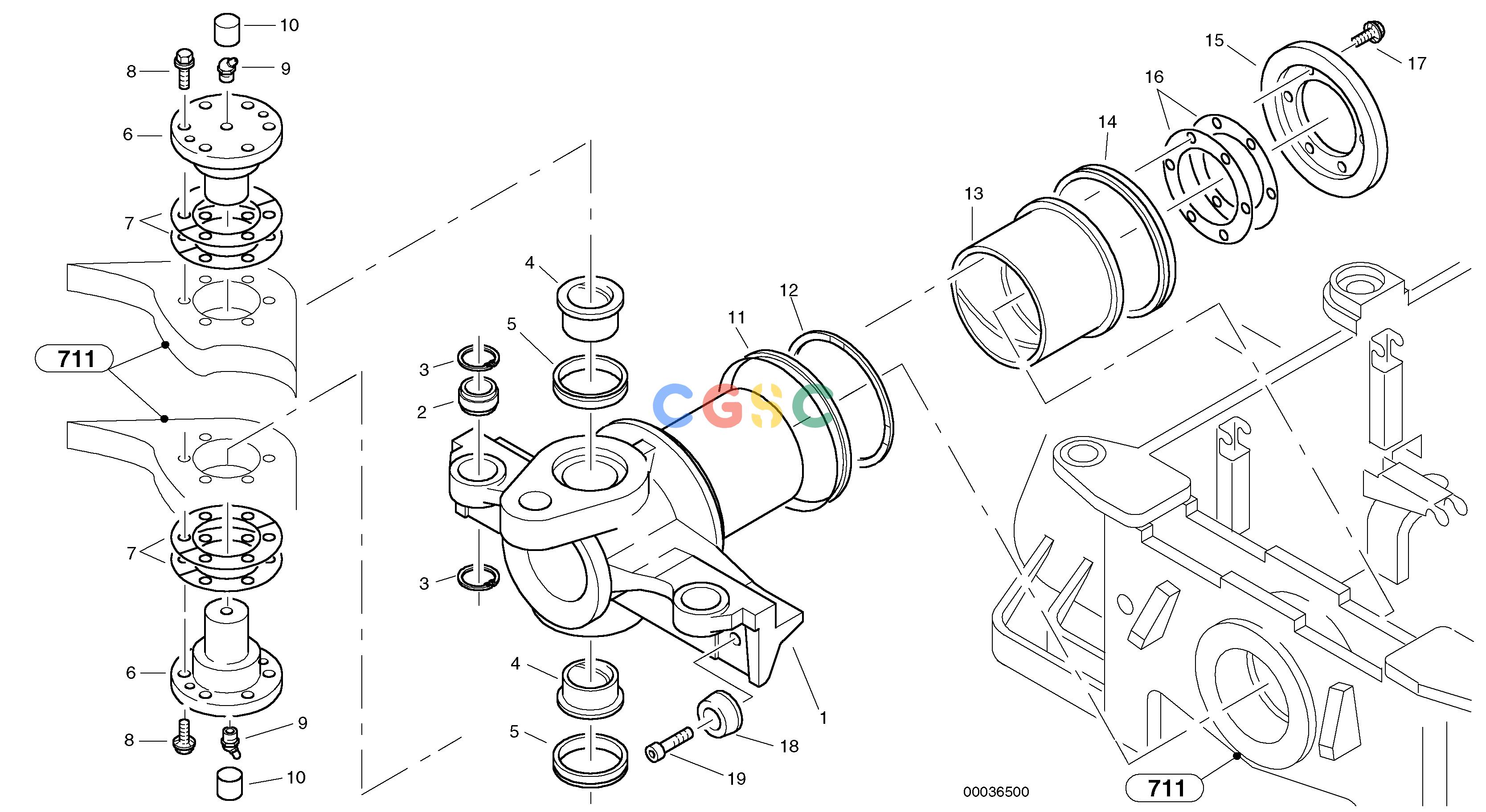 沃尔沃零件查询L32 Articulation pointTYPE 184 SER NO - 22001840001 - 1840130-NoneNoneNoneNoneAutodata Volvo online