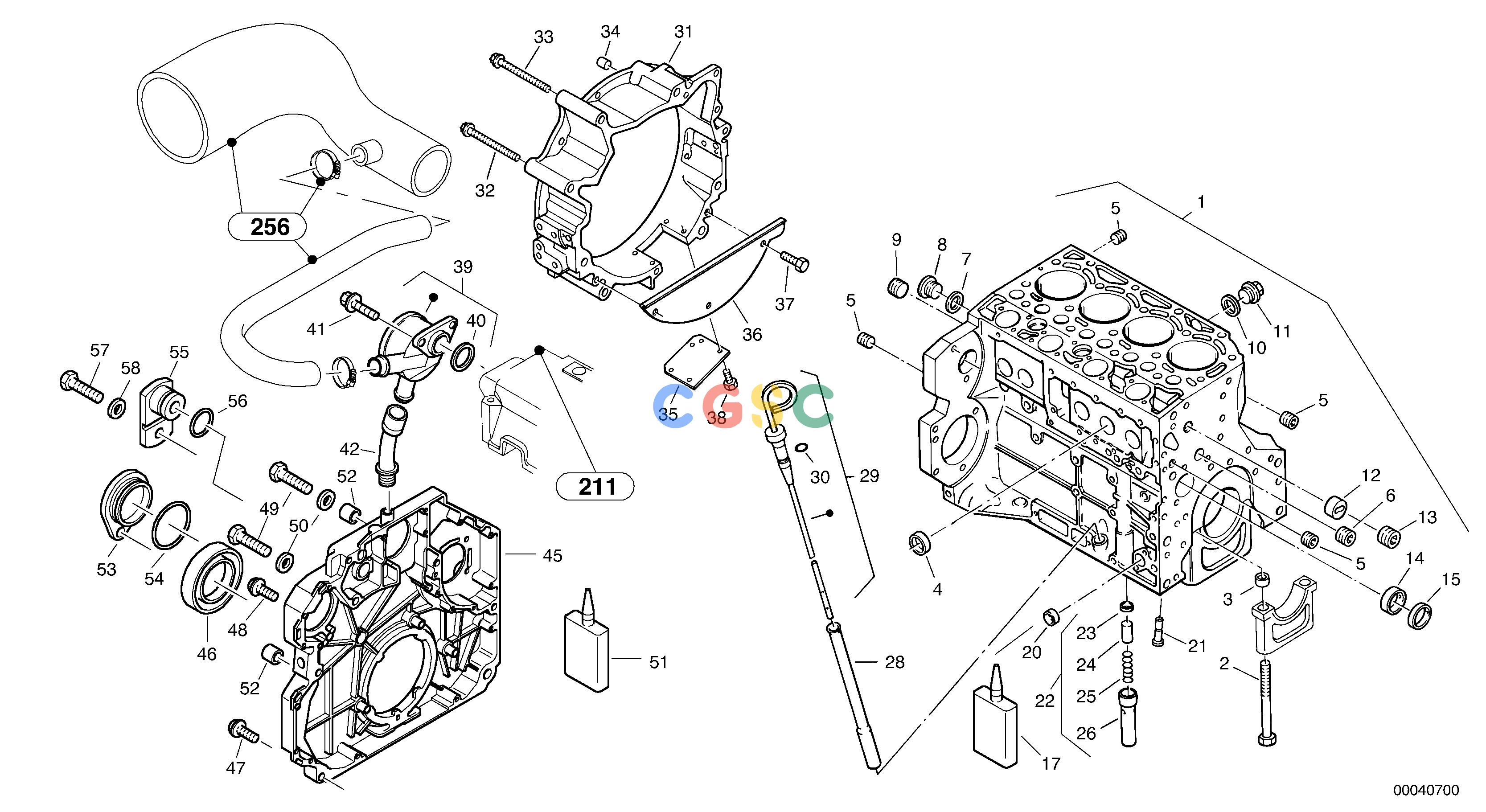 沃尔沃零件查询L45B Engine casing, VentilationTYPE 194, 195 SER NO - 14991941001--1951001-NoneNoneNoneAutodata Volvo online
