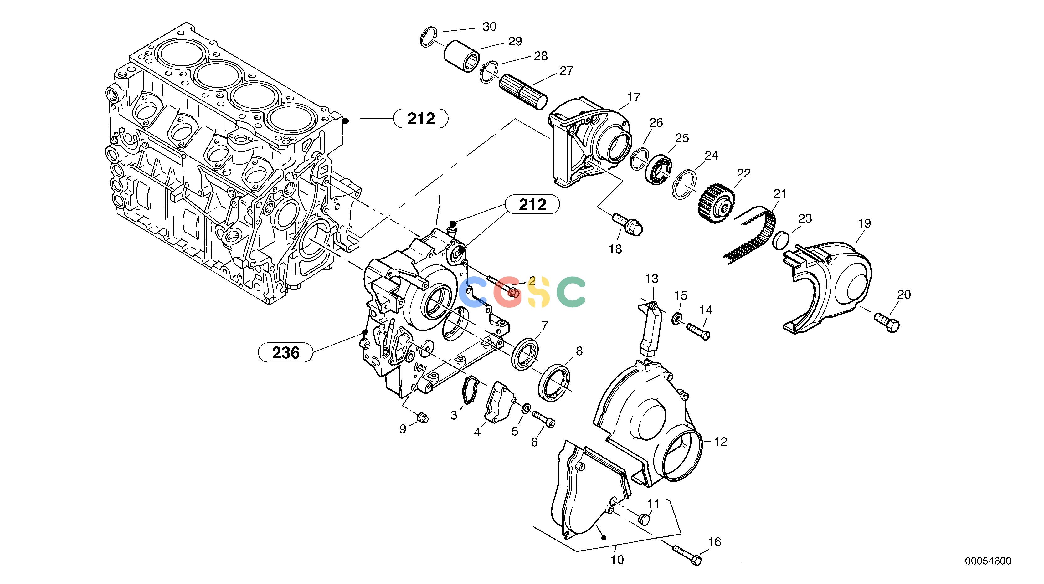 沃尔沃零件查询L35 Timing gear housing (front cover)TYPE 186, 188, 189 SER NO - 22001860001-1880001NoneNoneNoneAutodata Volvo online