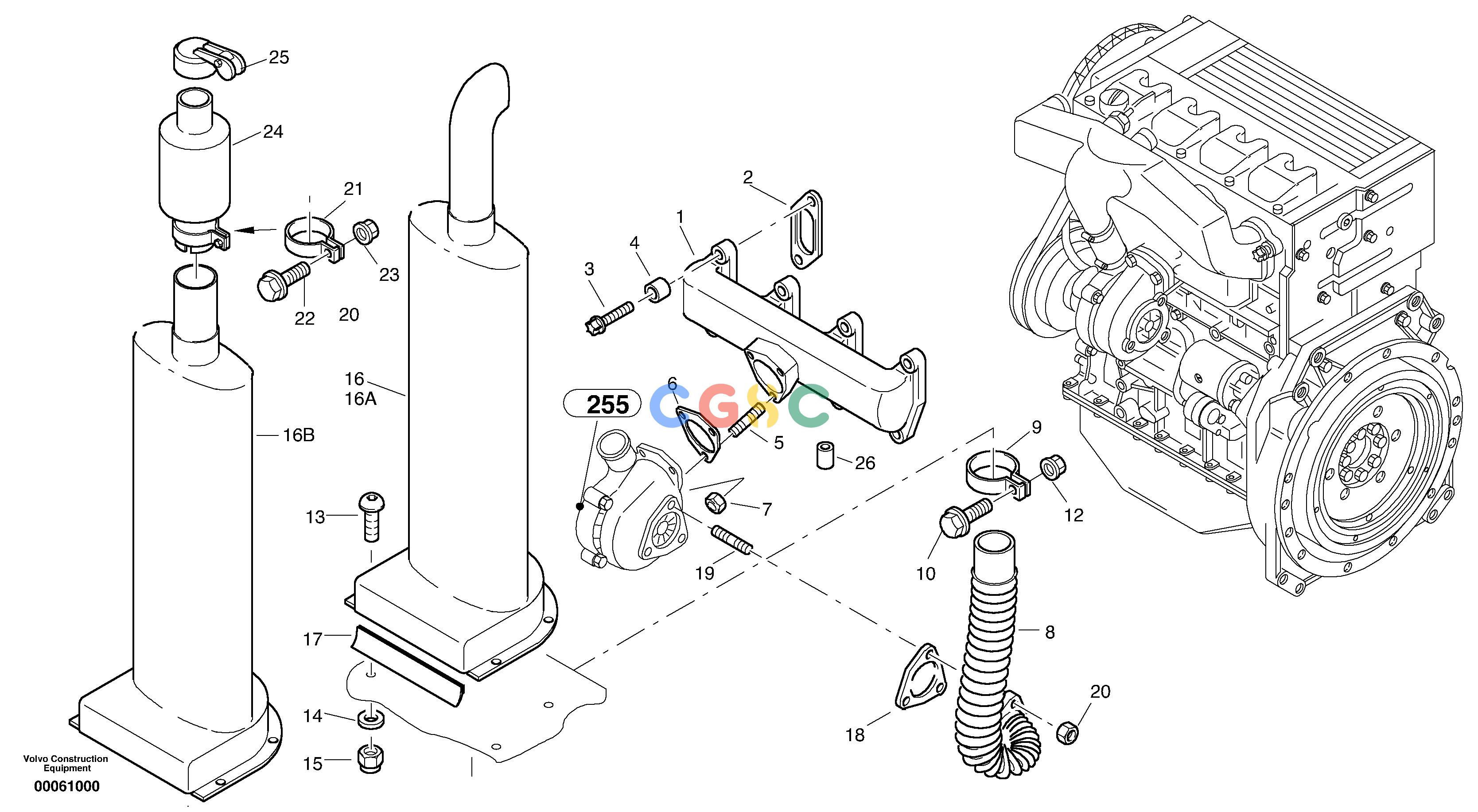 沃尔沃零件查询L35B Exhaust systemTYPE 186, 187, 188, 189 SER NO - 29991862201--1872201-NoneNone-Autodata Volvo online