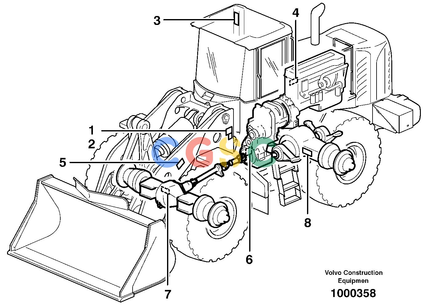 沃尔沃零件查询L150E Product identification plateS/N 10002 - 11594 NoneNoneNoneAutodata Volvo online