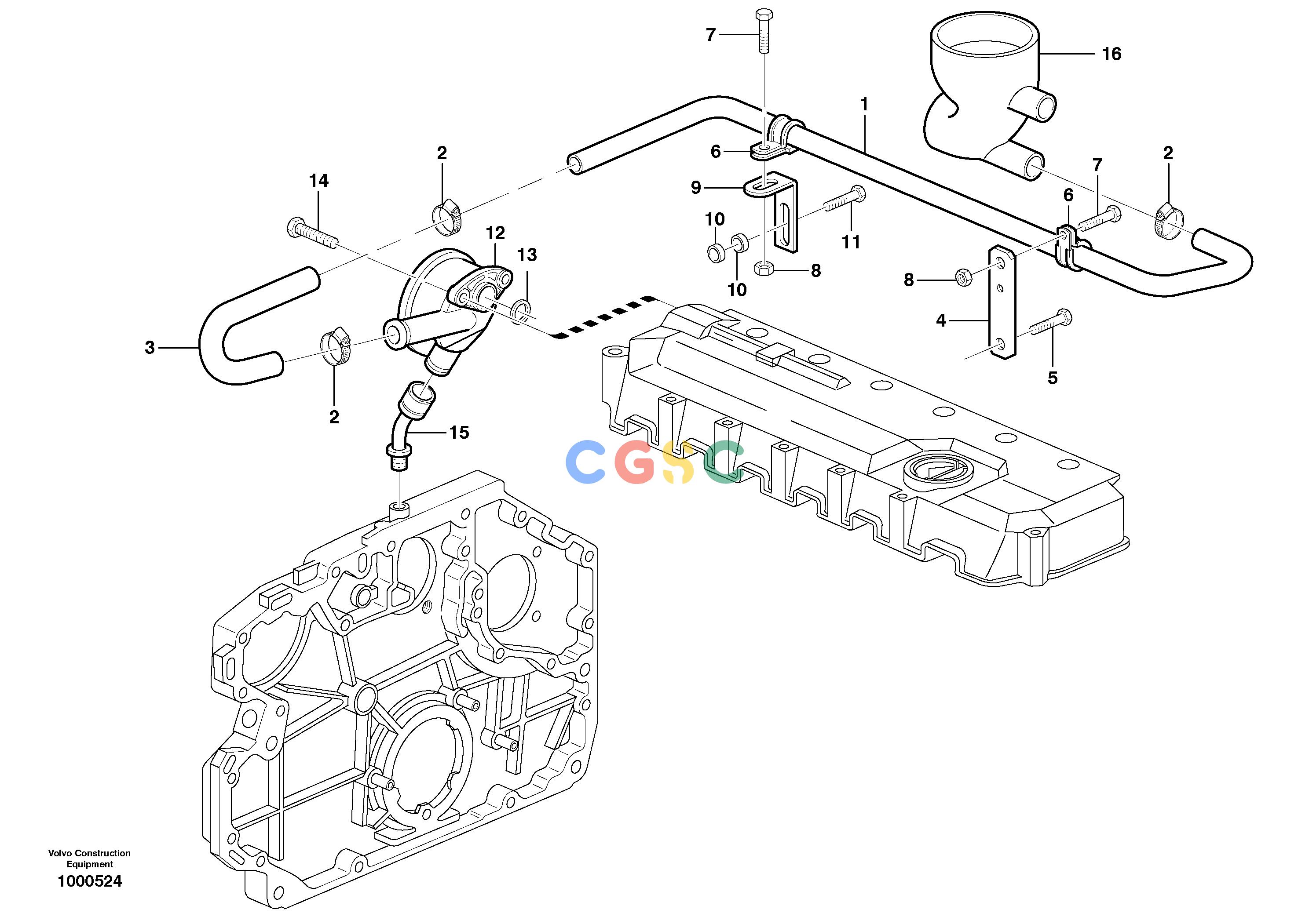 沃尔沃零件查询EC290B Crankcase ventilationNone8277459 S/N -10972-8278906 S/N 10973-NoneNoneNoneAutodata Volvo online