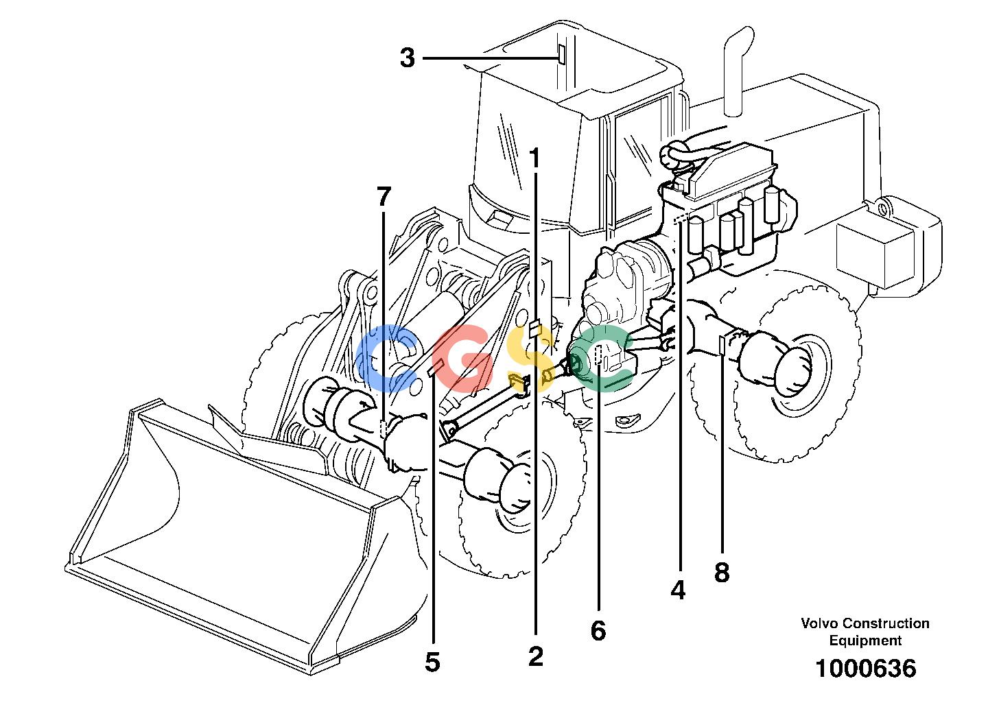 沃尔沃零件查询L180D Product identification plateNone NoneNoneNoneAutodata Volvo online