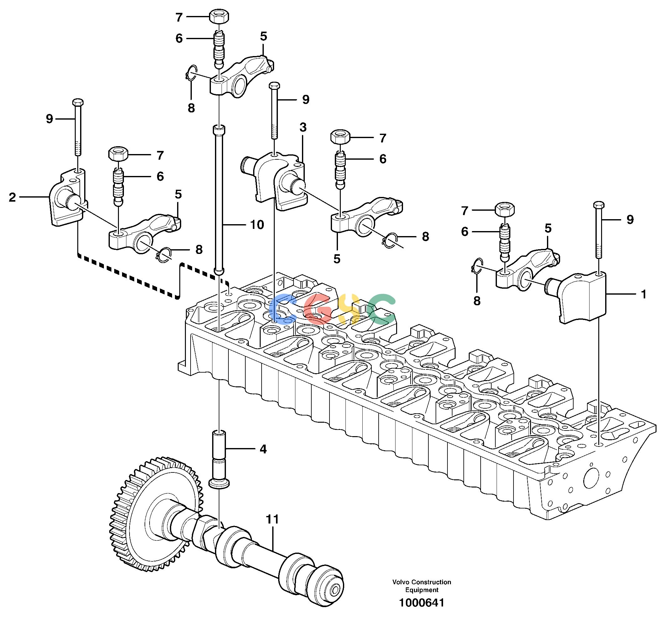 沃尔沃零件查询L120E Valve mechanismS/N 16001 - 19668 SWE, 64001- USA, 70701-BRA NoneNoneNoneAutodata Volvo online