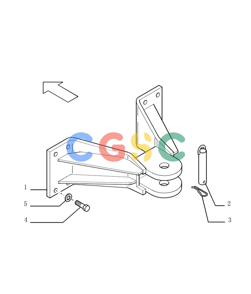 纽荷兰零件查询(DC150PS) - CRAWLER DOZER (9.556[01]) - DRSWBAR H.D. - OPTIONAL CODE 76075270 New Holland Constructuion