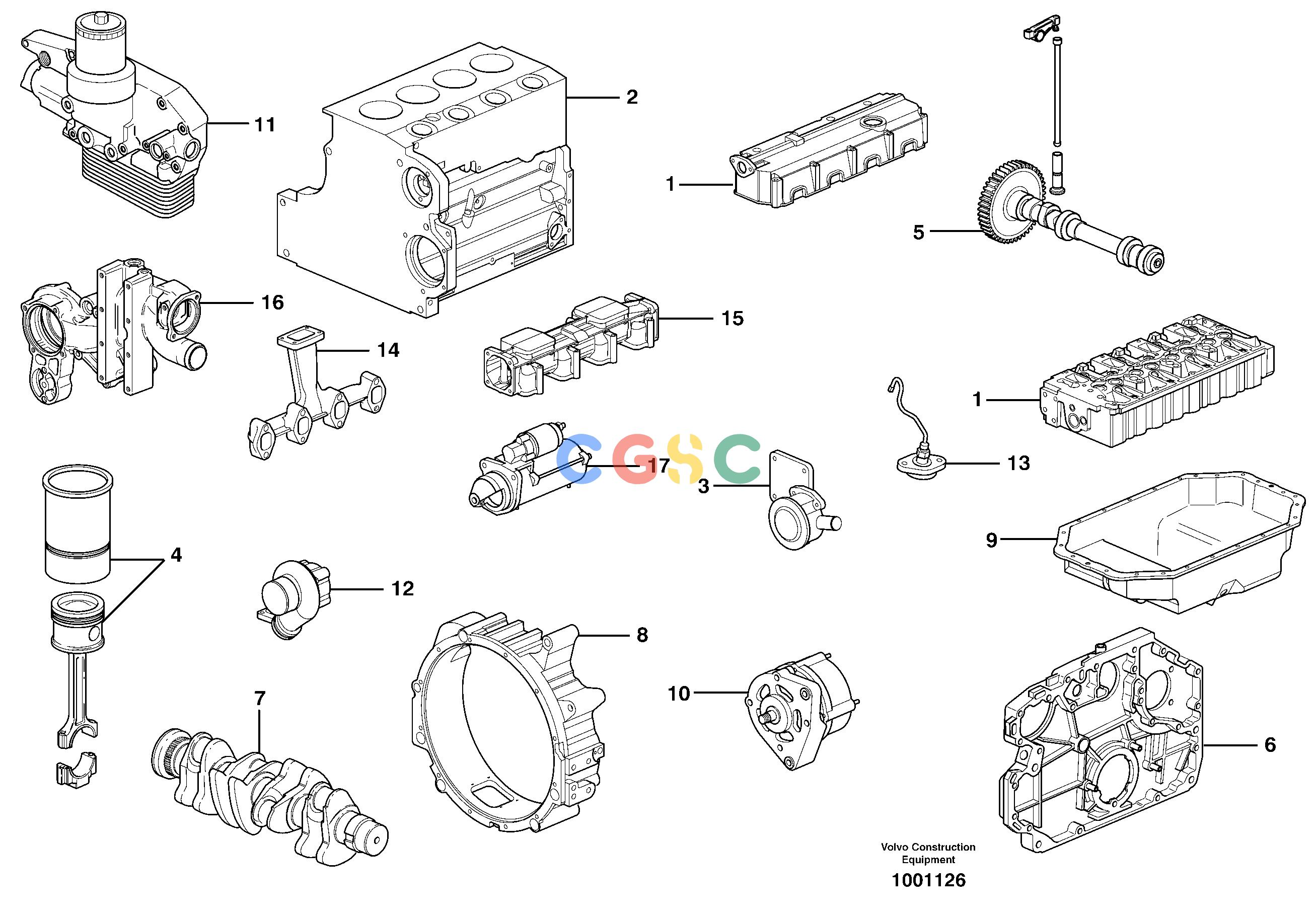 沃尔沃零件查询EC140B EnginePRIME S/N 15001-, 30001-30121, 40001-8278918-8278919NoneNoneNoneAutodata Volvo online