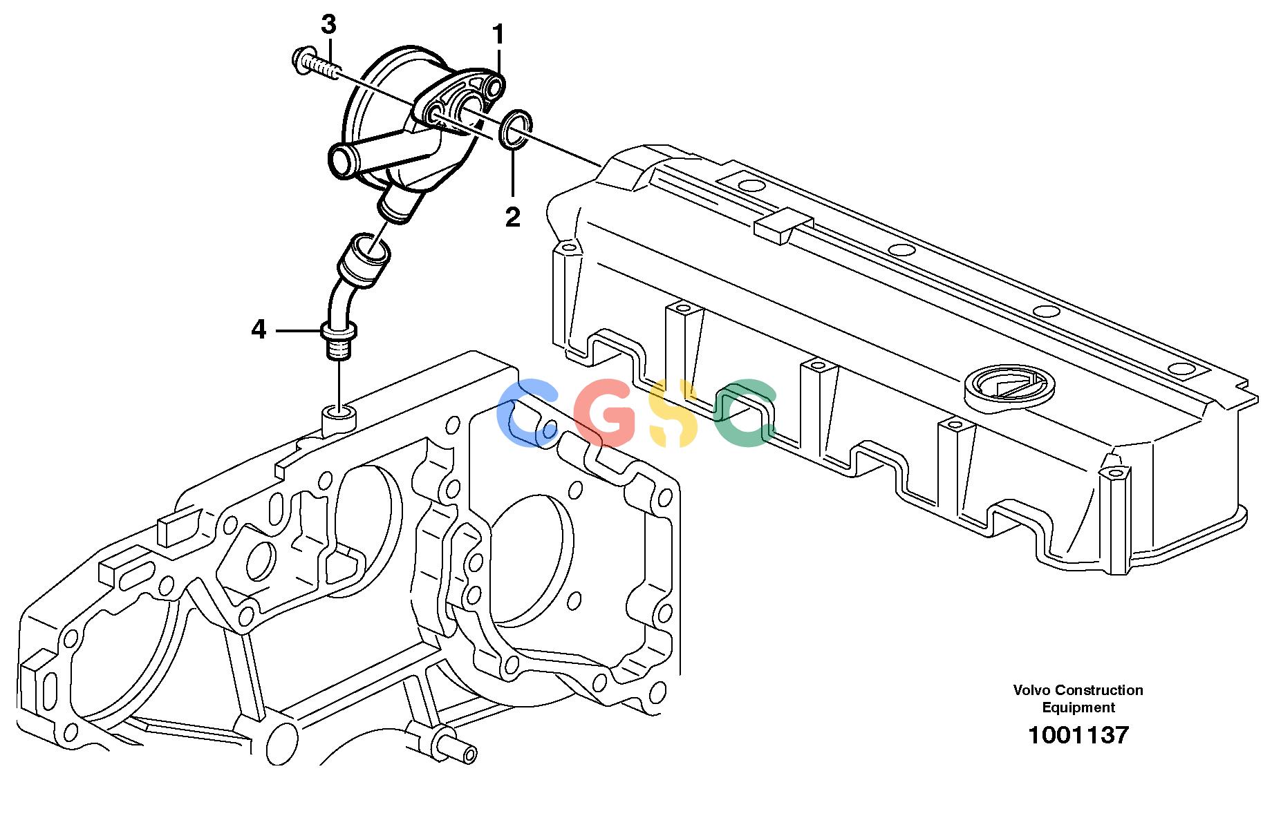 沃尔沃零件查询L50E Crankcase ventilationBRAZIL, S/N 71001 - NoneNoneNoneAutodata Volvo online