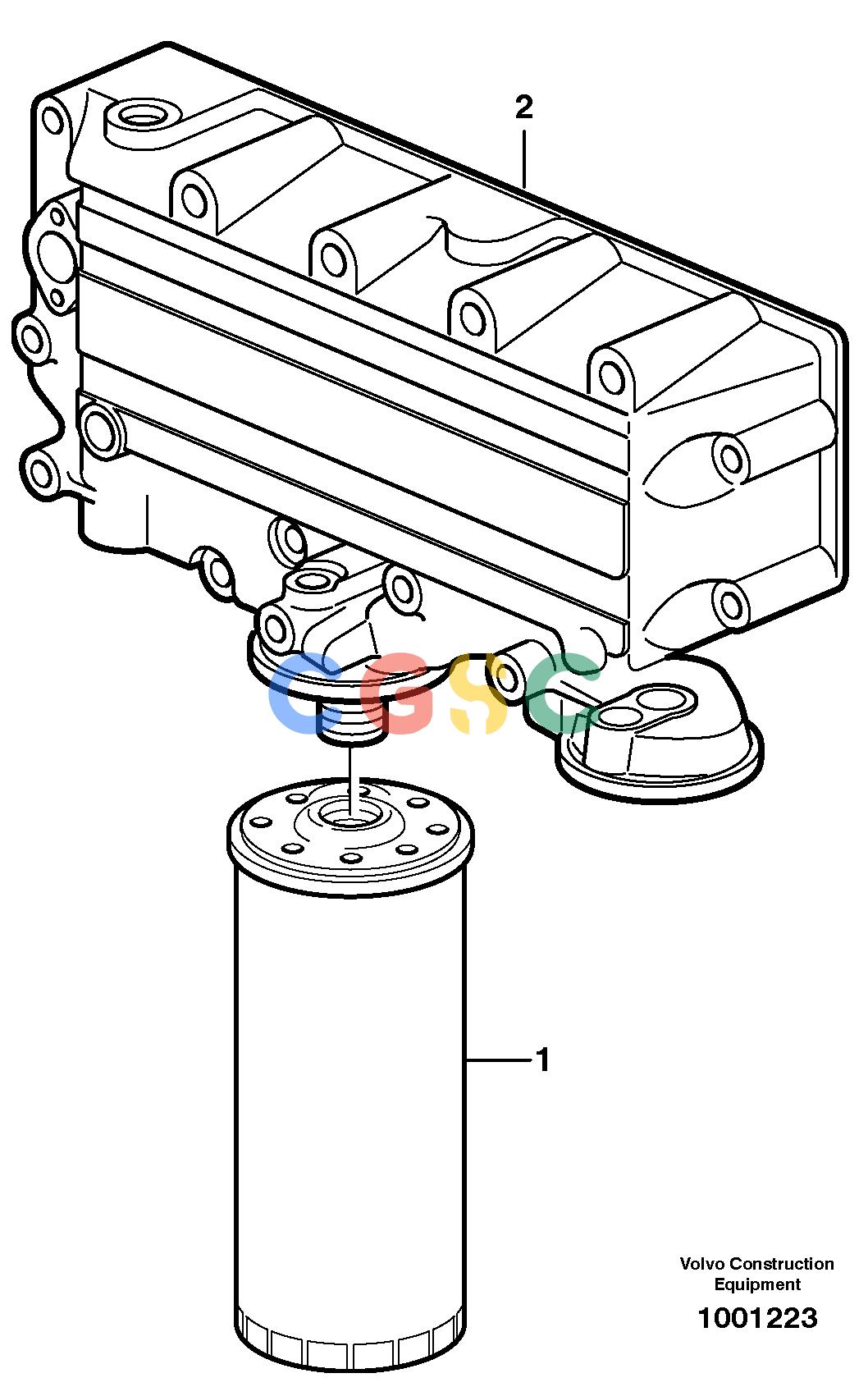 沃尔沃零件查询L120F Oil filterNone NoneNoneNoneAutodata Volvo online