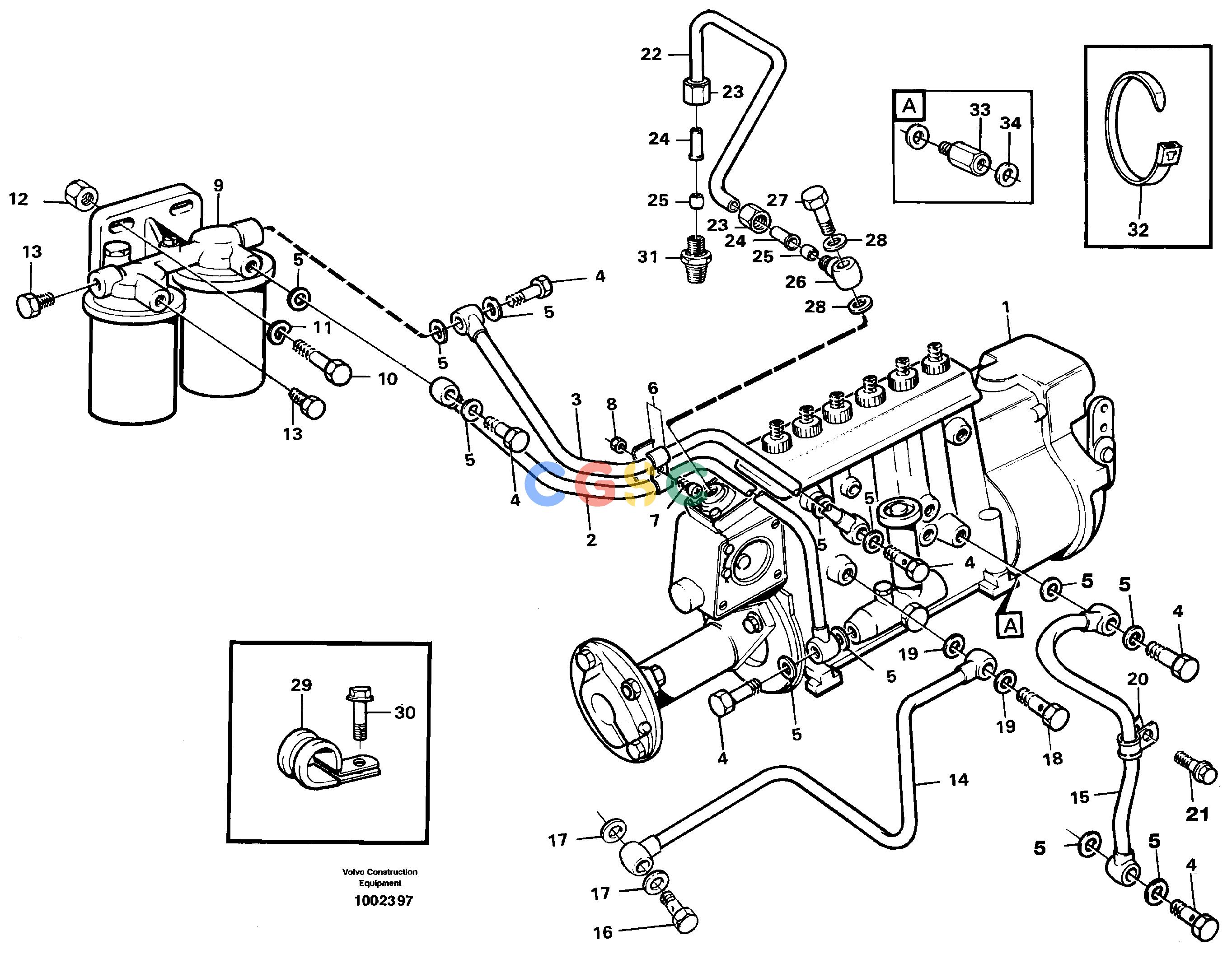 沃尔沃零件查询L120C Fuel pipes, fuel injection pump - fuel filterS/N 11319-SWE, S/N 61677-USA, S/N 70075-BRA NoneNoneNoneAutodata Volvo online