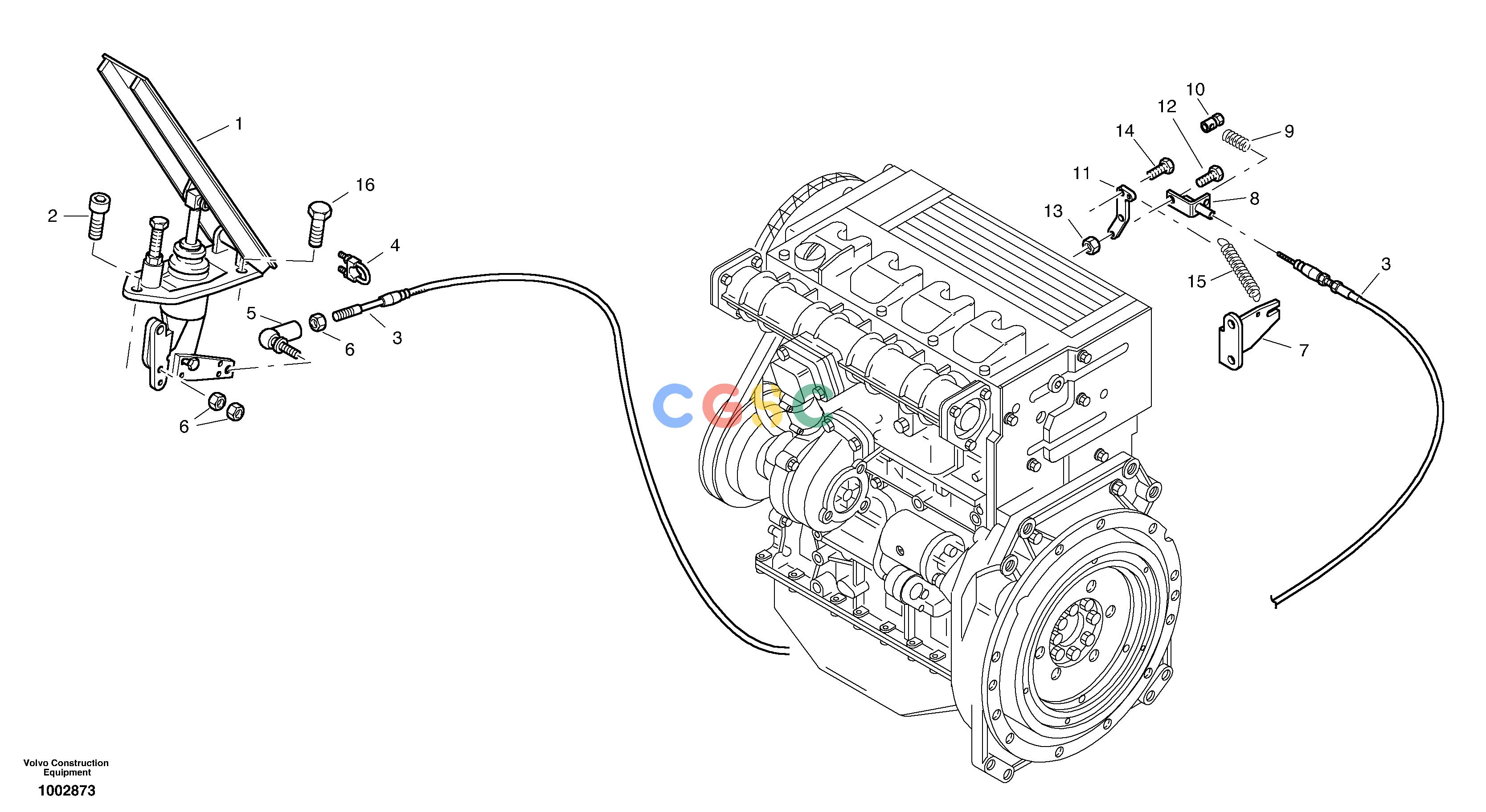沃尔沃零件查询L25B Speed controlTYPE 175 SER NO - 0499 NoneNoneNoneAutodata Volvo online