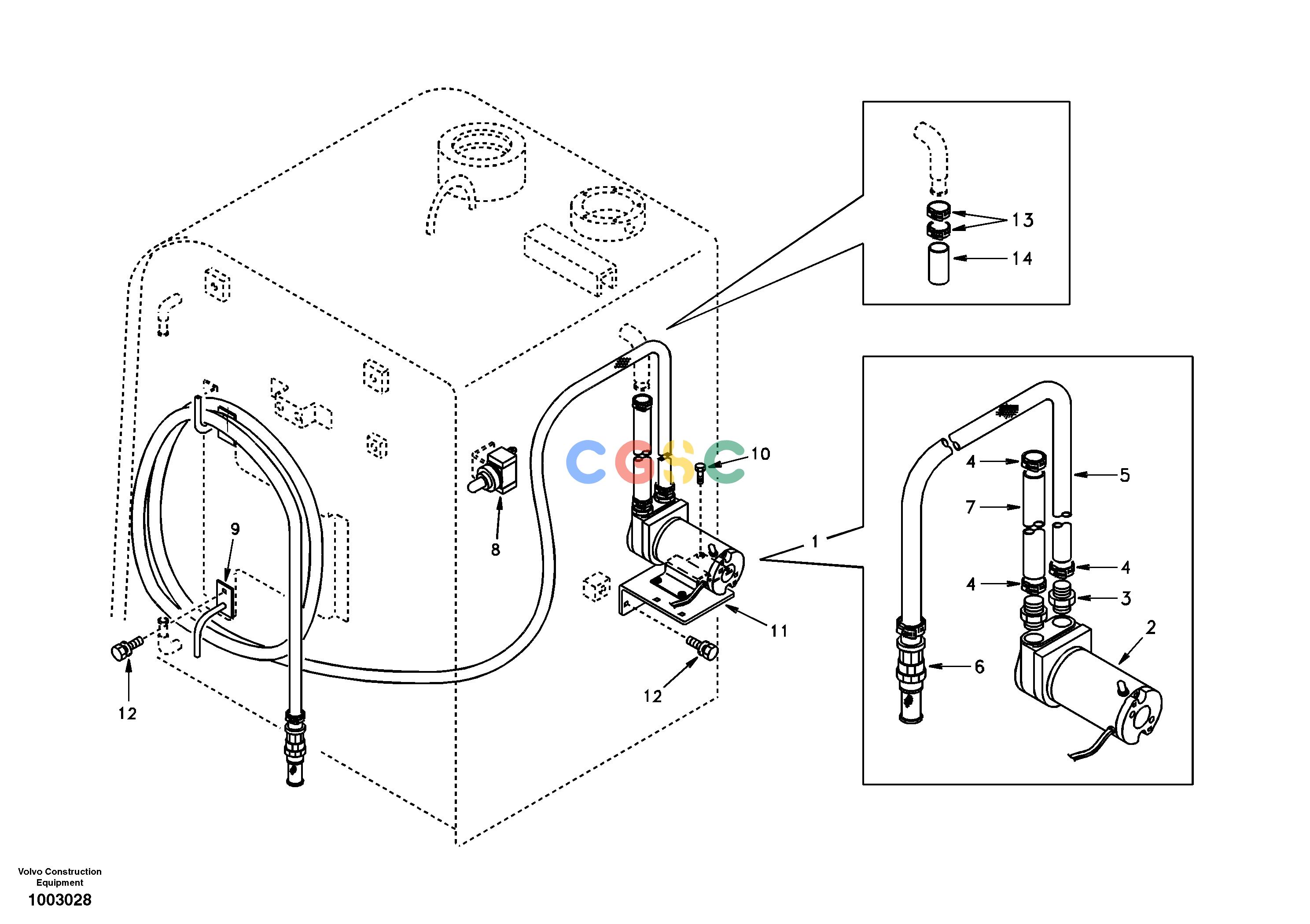 沃尔沃零件查询EC55 Fuel filling pumpSER NO 5001-AL04J002-AL04J002NoneNoneNoneAutodata Volvo online
