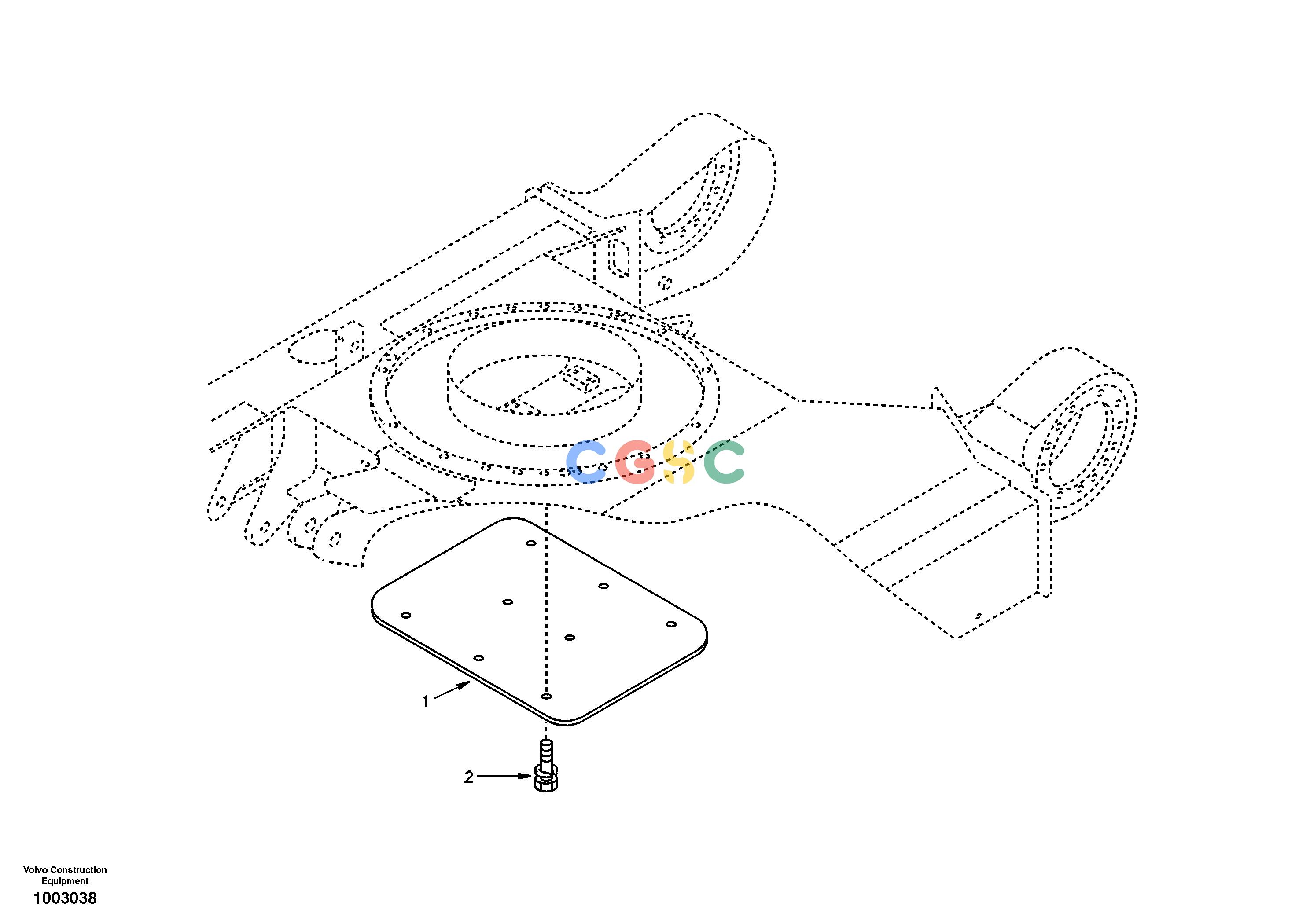 沃尔沃零件查询EC55 Protecting plateSER NO 5001-AL16E001 STD-NoneNoneNoneNoneAutodata Volvo online