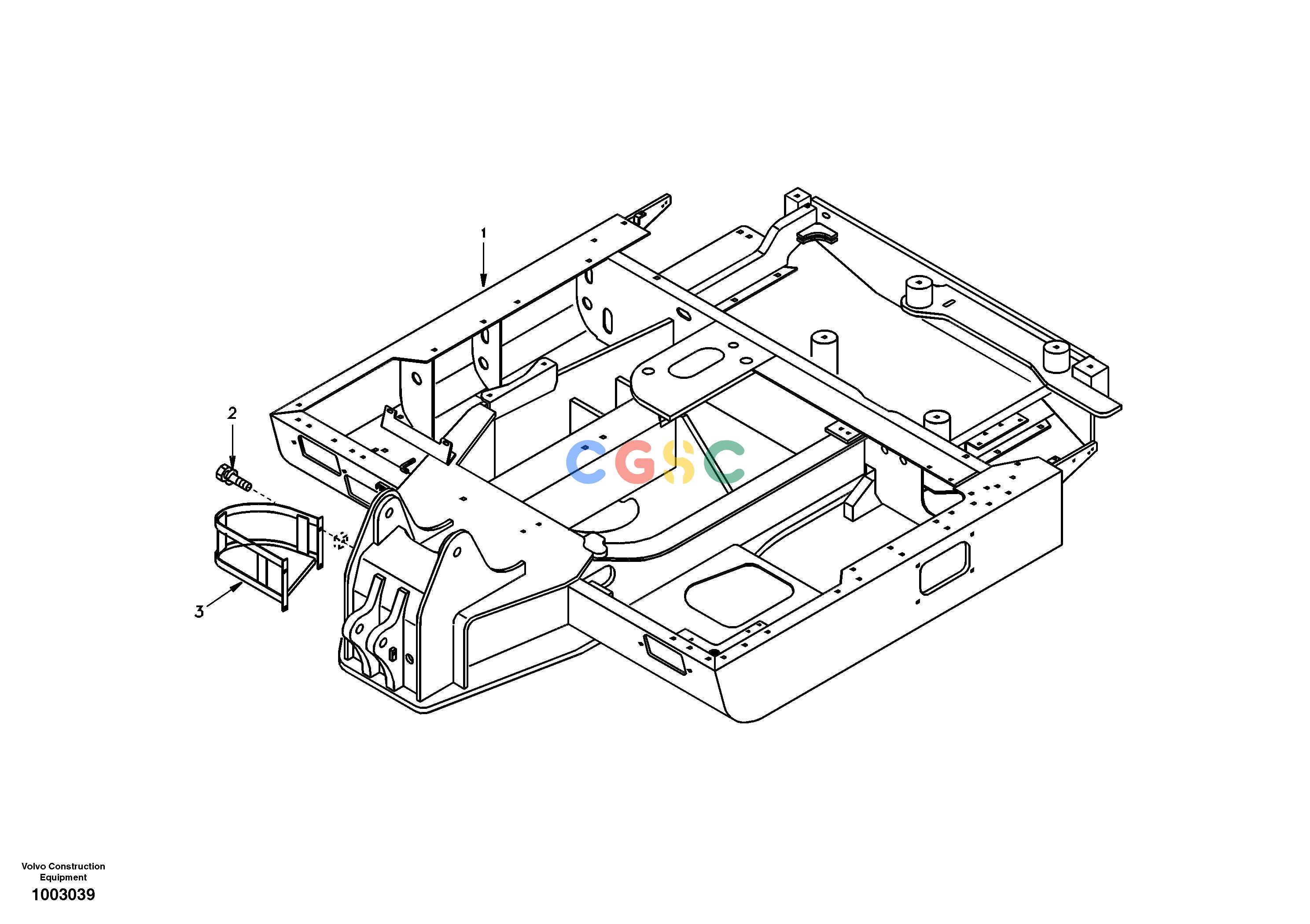 沃尔沃零件查询EC55 Upper frameSER NO 5001-AL24A001 OPT-AL24A003 OPTNoneNoneNoneAutodata Volvo online