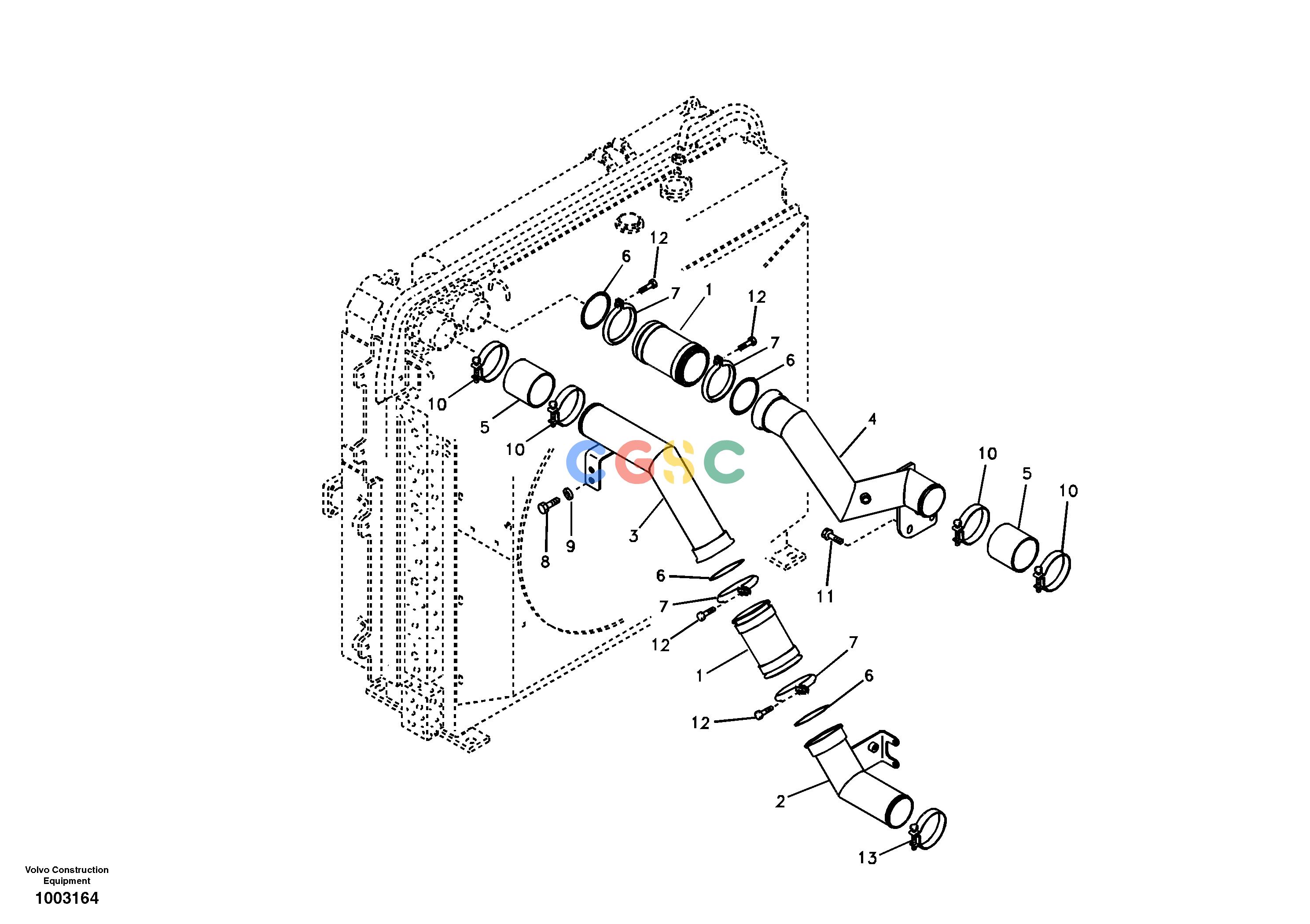 沃尔沃零件查询EC240B Charge air cooler, plumbingNone8277587-NoneNoneNoneNoneAutodata Volvo online