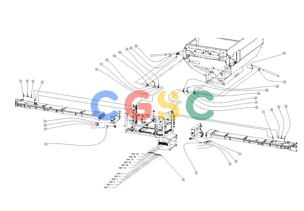 凯斯零件查询(438) - FLEX-AIR APPLICATOR - 1999 (2/99-3/03) (01-010) - BOOMS HYDRAULIC GROUP Case Agriculture