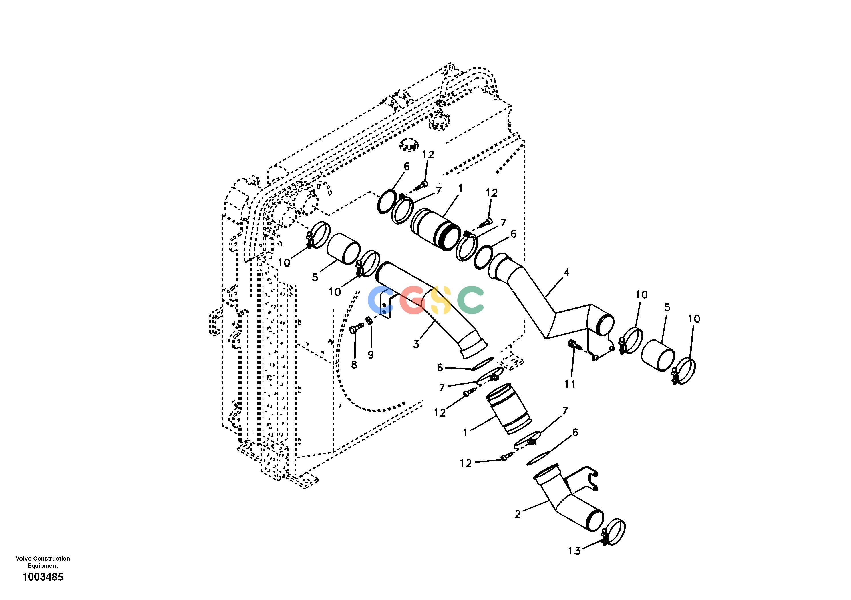 沃尔沃零件查询EC290B Charge air cooler, plumbingNone8277459-NoneNoneNoneNoneAutodata Volvo online