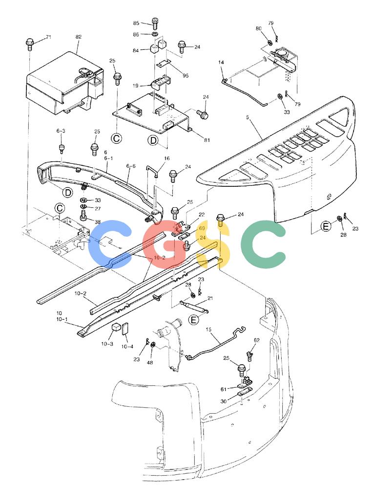 纽荷兰零件查询(EH80) - MIDI CRAWLER EXCAVATOR ASN LF04-02000 (N4TA18001 thru N4TA18010, ASN N5TA18011 -) (NA) (1/ (072) - GUARD INSTALLATION New Holland Constructuion