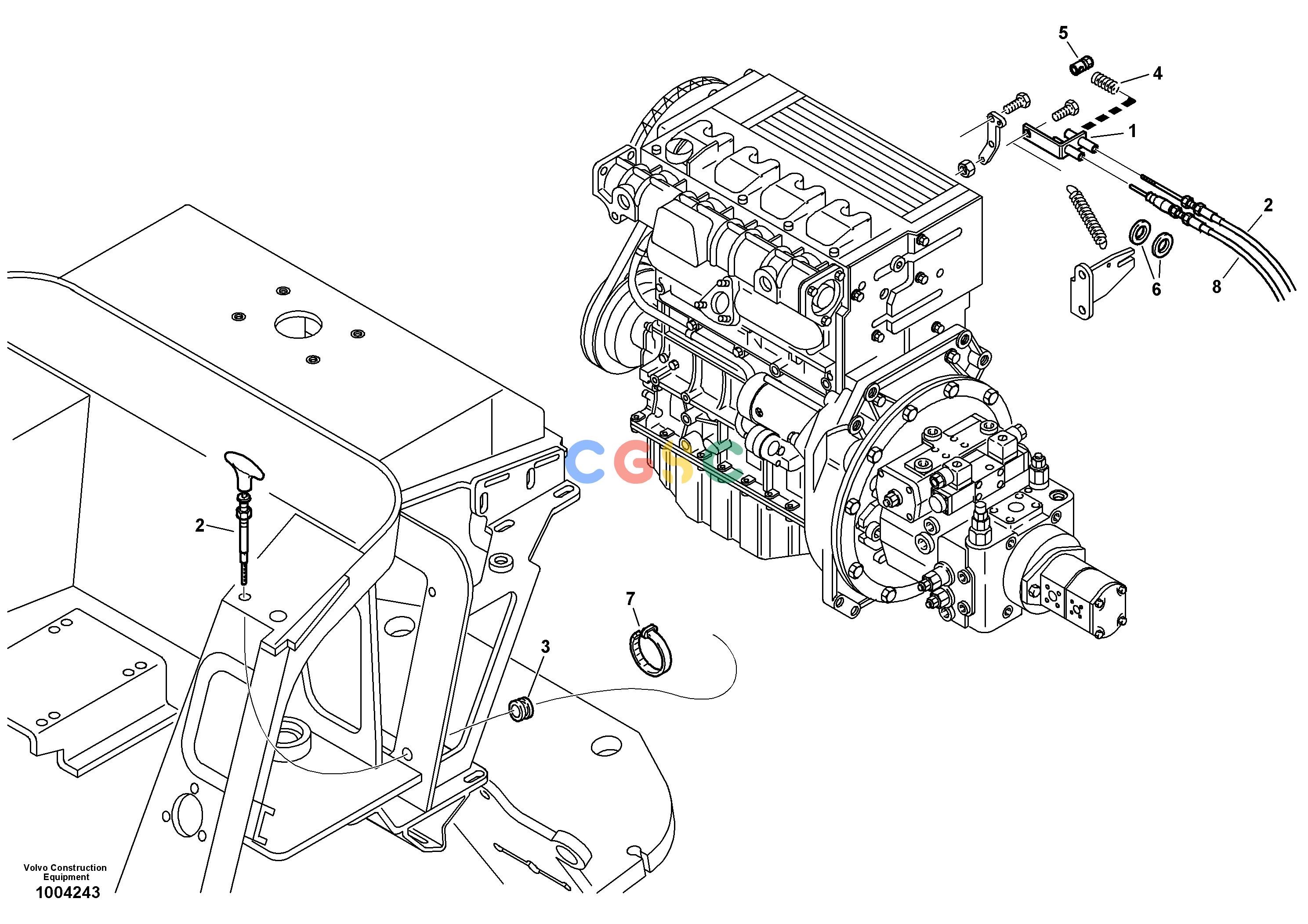 沃尔沃零件查询L25B Hand throttleTYPE 175 SER NO - 0499 NoneNoneNoneAutodata Volvo online