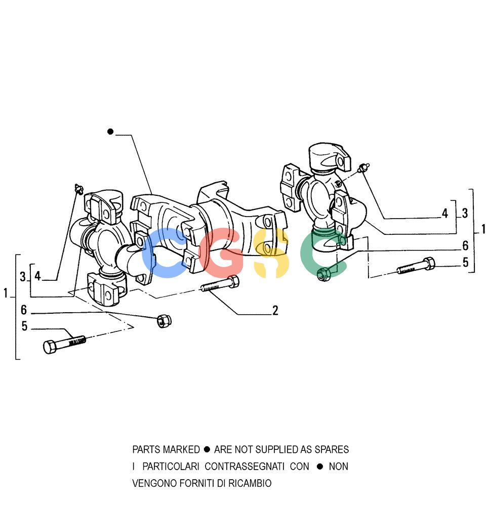 纽荷兰零件查询(FD255) - CRAWLER DOZER (N.A. VERSION) (7/95-) (1.204[01]) - DRIVE SHAFT New Holland Constructuion