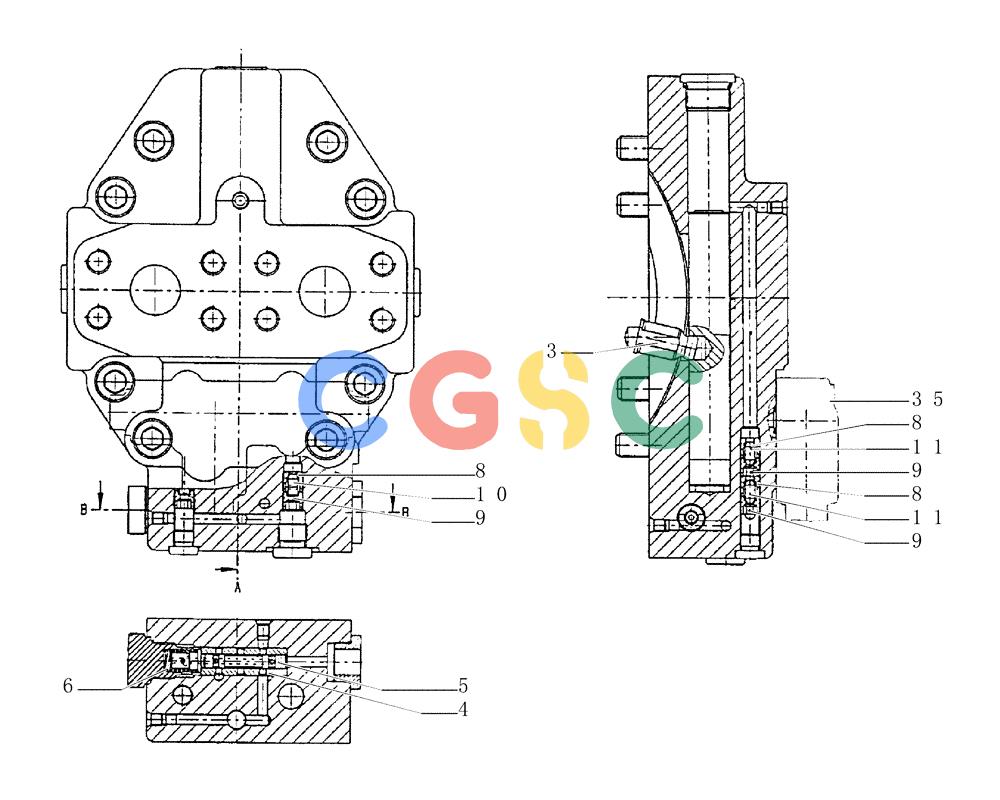 纽荷兰零件查询(FD80) - CRAWLER DOZER (1/98-) (2.329[04]) - HYDROSTATIC DRIVE ENGINES New Holland Constructuion