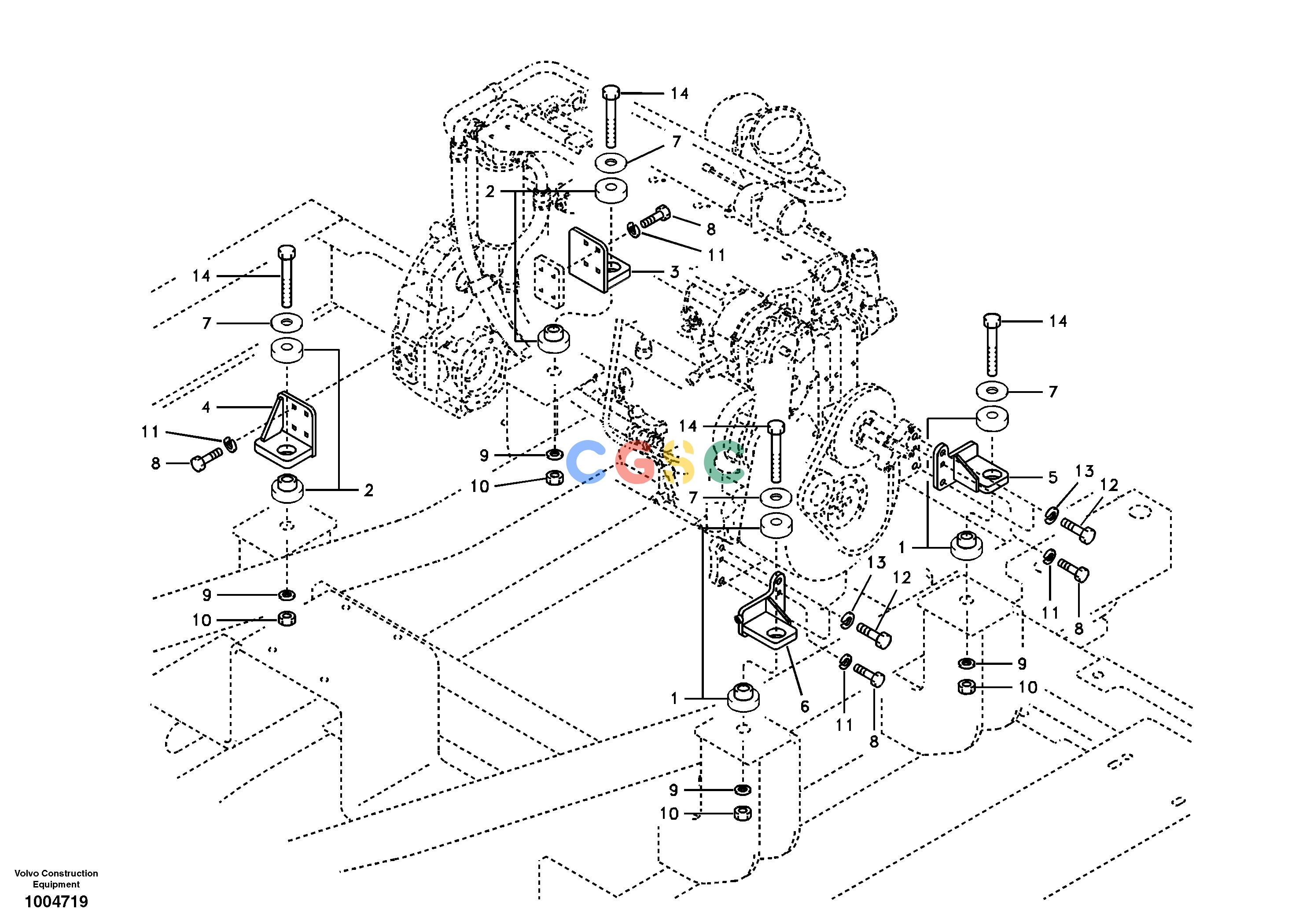 沃尔沃零件查询EC180B Engine mountPRIME S/N 12001-8278983-NoneNoneNoneNoneAutodata Volvo online