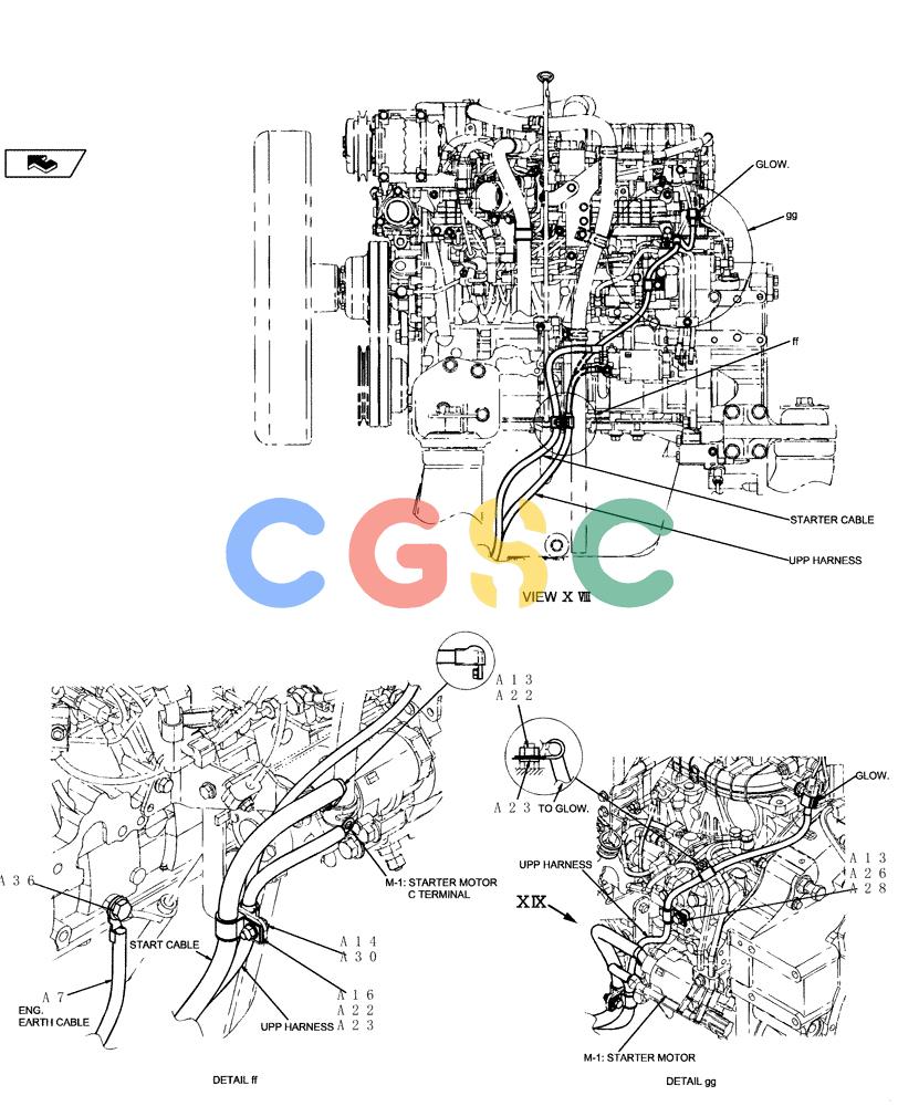 纽荷兰零件查询(E235BSR) - CRAWLER EXCAVATOR (5/07-) (1.220[22]) - ELECTRIC SYSTEM New Holland Constructuion
