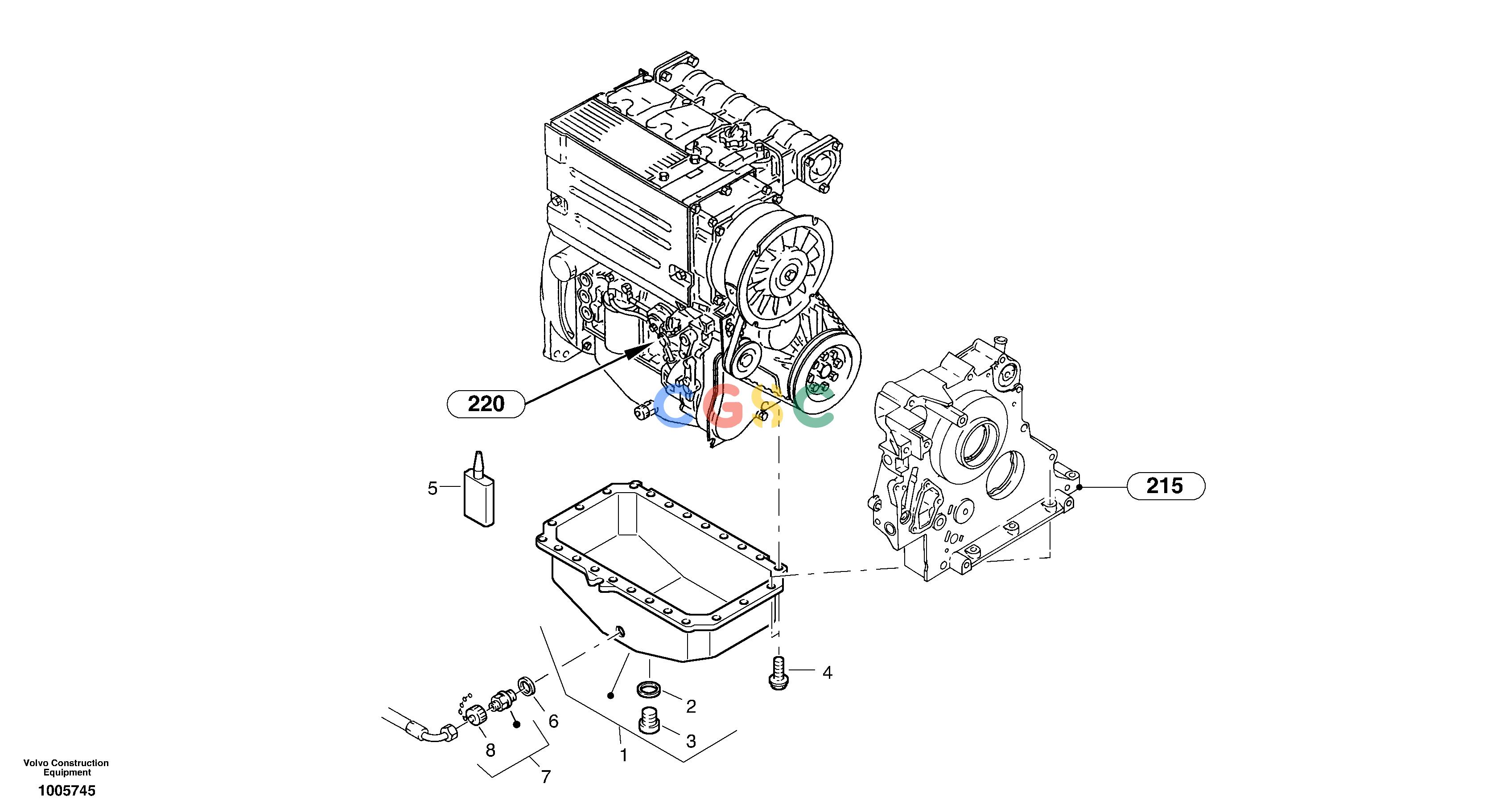 沃尔沃零件查询ZL502C Oil sumpSER NO 0503001 - NoneNoneNoneAutodata Volvo online